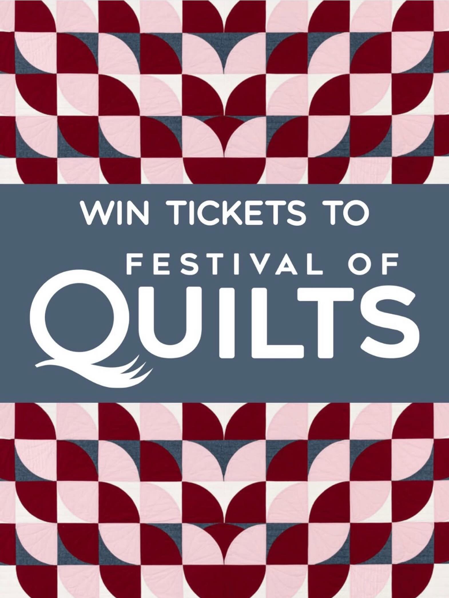 CLOSED
⭐️⭐️ GIVEAWAY ⭐️⭐️
It’s almost time for my fav event of the year!!
I’ve got 2 pairs of standard single day tickets to giveaway, all you need to do is:
🧵follow me (That’s Sew Kerry)
🧵like this post
🧵Tag your fabric loving bestie - 1 entry per comment but feel free to tag as many as you like for more chances to win.
🧵bonus entry - share this post to your stories and tag @thatssewkerry so I don’t miss it.
You have until midnight Sunday 21st June to enter, winners will be chosen at random and notified the following day.
** T&Cs: One pair of standard adult single day tickets, valid on any day. PLEASE NOTE there is a £5 fee for Thursday 30th July opening day tickets.
Offer not valid on VIP, two day, child or group tickets or any other types of tickets sold for the event.
Tickets must be booked by Sunday 26th July 2026 Booking fee applies.
⭐️⭐️ please DO NOT accept the prize if you are not going to attend the show!
Best of luck! ❤️
#festivalofquilts #quiltshow #giveaway #quilt #quiltersofinstagram