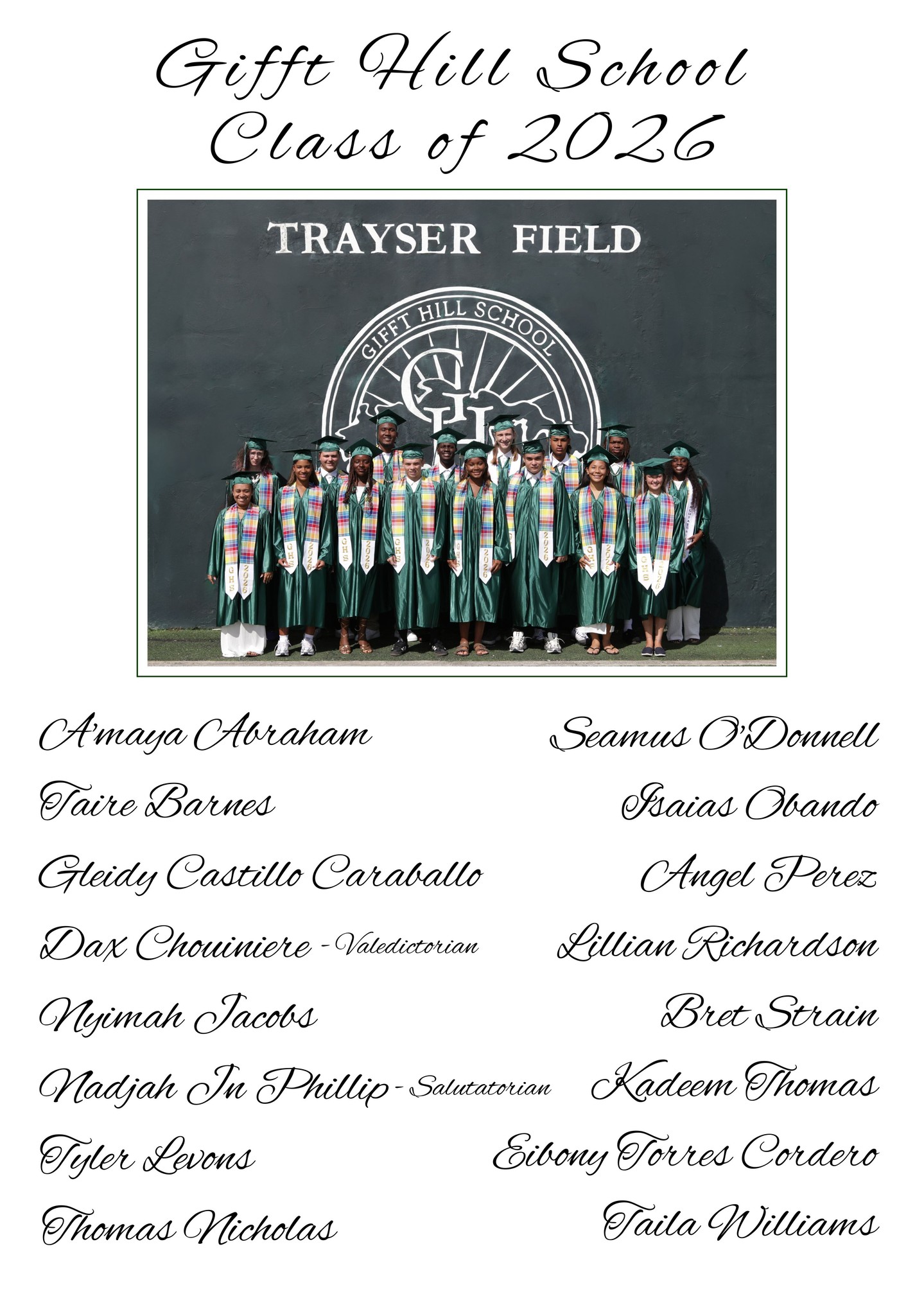 We're looking forward to celebrating the Class of 2026 at their commencement ceremony this Friday, May 29, at 5:00 p.m. at Trayser Field. This event is free and open to the community. Carpooling is strongly encouraged. Please note that air horns, fog horns, bull horns, and similar noise-making devices are prohibited at the event. Let's create an atmosphere that is meaningful, respectful, and focused on our Class of 2026!
#classof2026 #graduationday #celebrateeducation