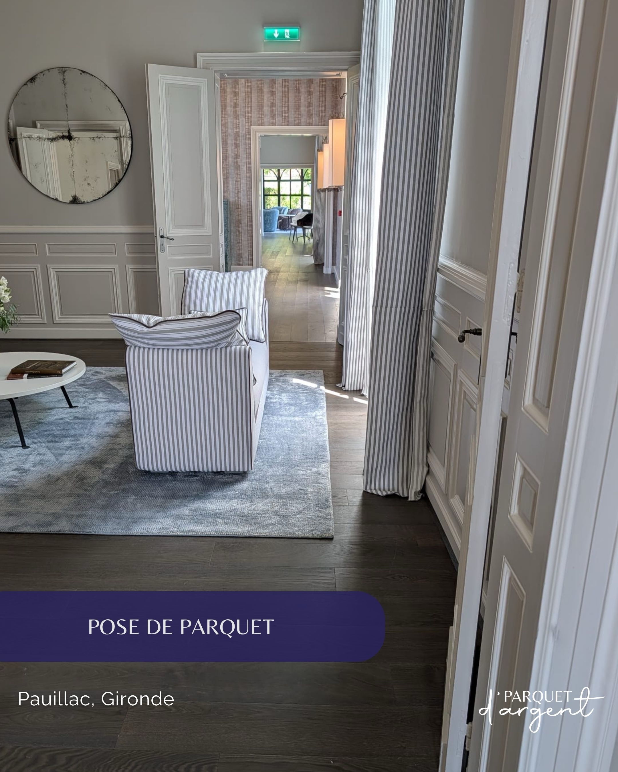 Résultat final pour les autres espaces de l’Hôtel Cordeillan-Bages (Como) 🪵
Après plusieurs semaines de travaux, les différentes pièces du château dévoilent leur nouveau parquet en pose collée, apportant chaleur et élégance à chaque espace.
Un beau projet réalisé avec soin, des préparations jusqu’aux finitions.
Merci à @reverso_revetements pour leur confiance tout au long de ce chantier 🤝
📍 Réalisation par Parquet D’argent en Gironde
#parquetdargent #posedeparquet #chantierprofessionnel #gironde #parquet