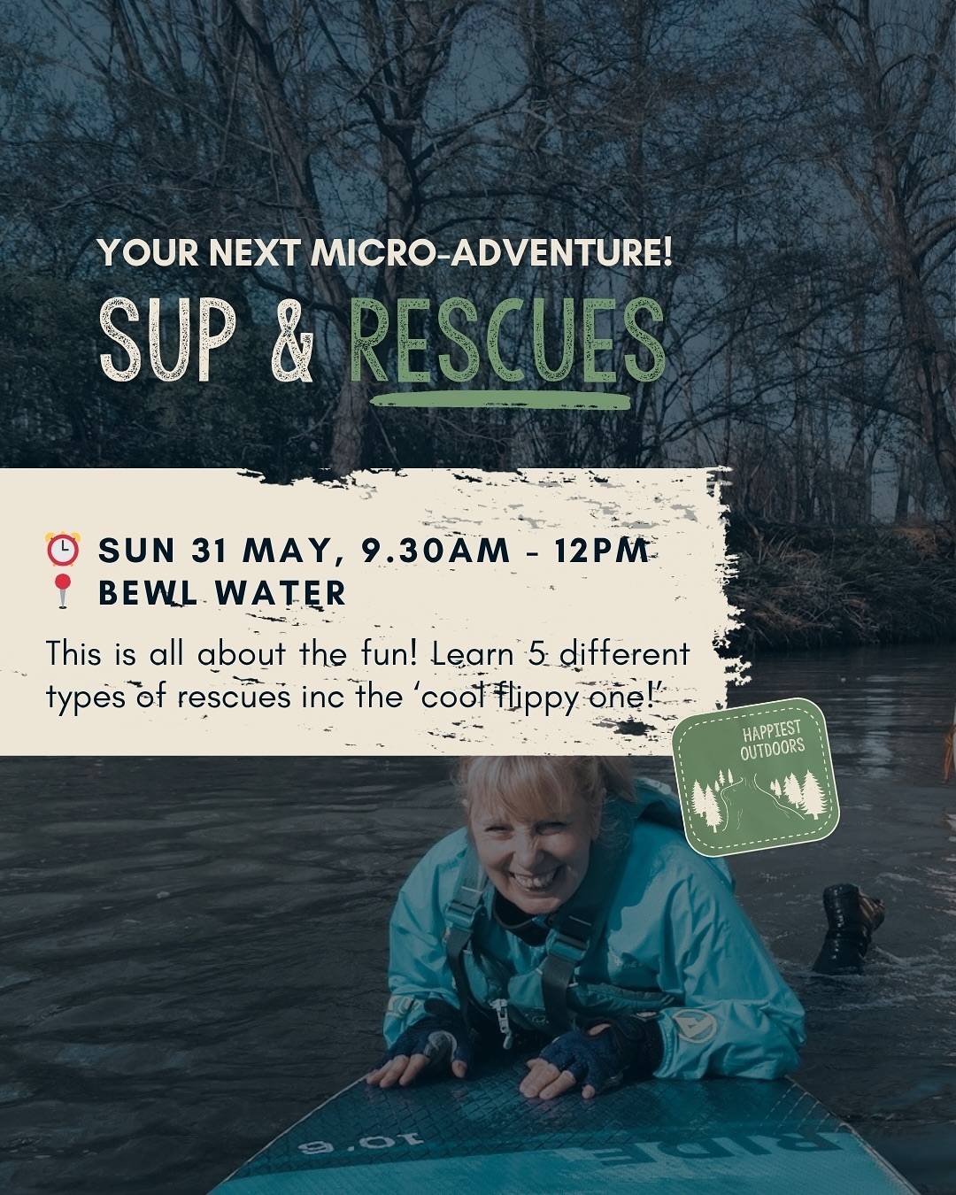 Sign up by 9.30am tomorrow morning! 5 spots left 😃
I mean, safety isn’t exactly sexy, but it is super important. This social is all about our responsibility value 🤩
We’ll be showing you our top tips for getting your paddling buddies back onto their board if they were struggling, how to help them out if they’ve lost their paddle, and how to help someone unconscious, and also practice getting back on your board! 2.5 hours of rescue fun 🤩
Expect fun, laughs and a bunch of being IN the lovely clean reservoir (to cool down!)
Let’s goooo! 🙌
#paddlecabin #paddleboarding #adventures