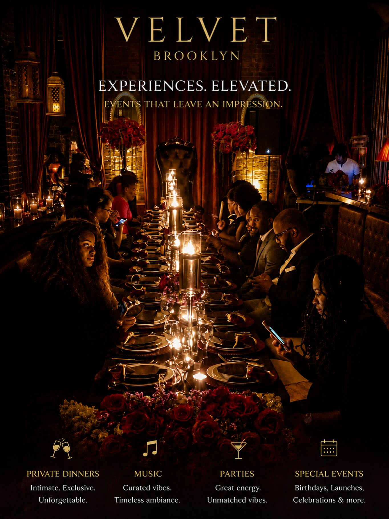 Where elegance meets unforgettable nights โจ
Romantic dinners, elevated celebrations, and a timeless atmosphere designed for every occasion ๐ฅ
DM to book your next event with us!