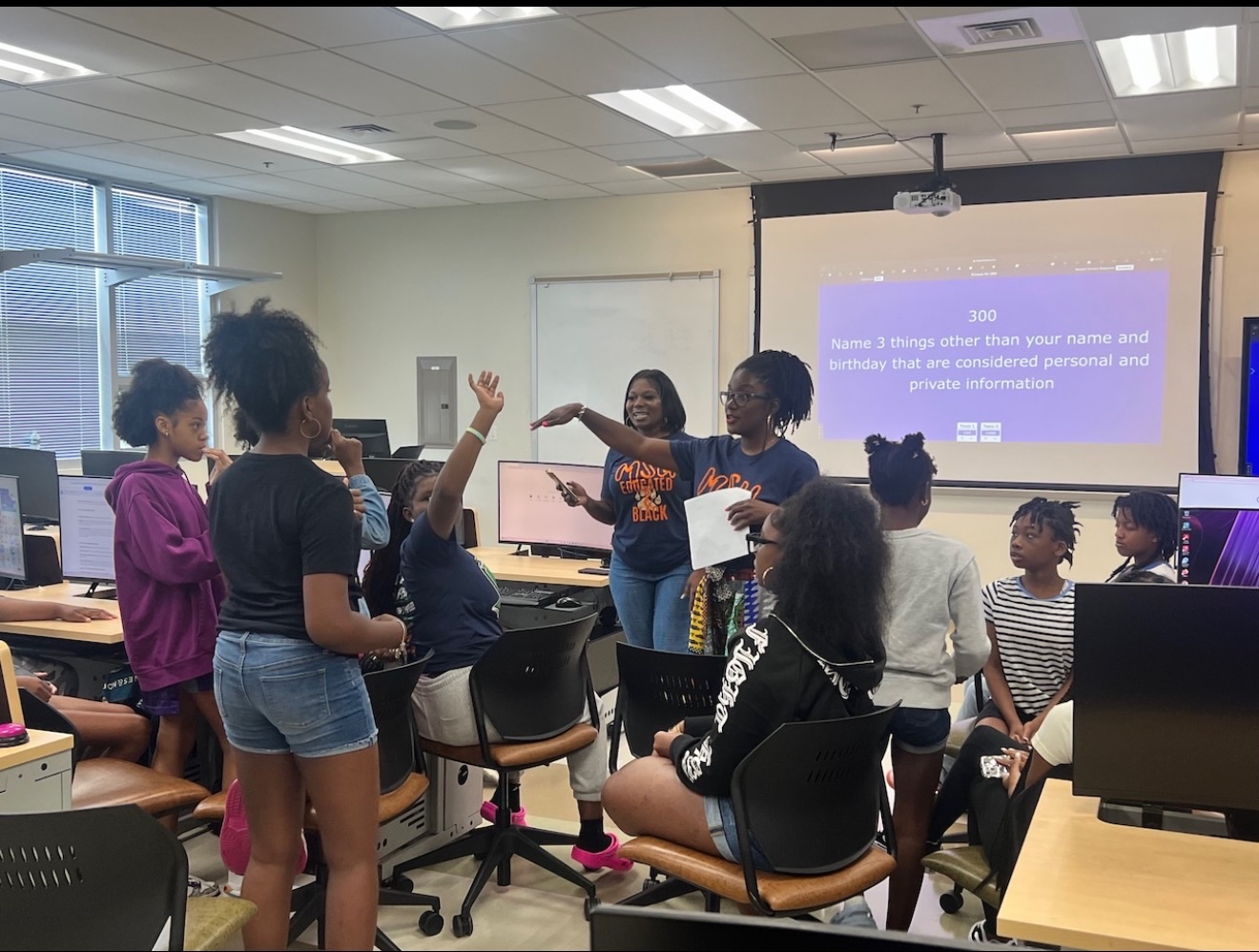 #FlashbackFriday to Summer 2024 at @morganstateu with the Cyber Stars girls bringing the HEAT during our Cybersecurity Jeopardy Game! 🖥️🔐🎯
When we say the competition got INTENSE… we mean INTENSE 😭 The girls were locked in, shouting answers, racing the clock, and showing absolutely NO mercy when it came to those cybersecurity questions 😂
The energy in the room was unmatched competitive, confident, and FULL of future tech leaders ready to win! We love seeing young women excited about cybersecurity, critical thinking, teamwork, and STEM in action!
Big shoutout to Morgan for featuring us on the Cyber Stars page 🧡💙. We loved bringing cybersecurity education to campus in such a fun and engaging way!
And guess what? 👀 Our custom Cybersecurity Jeopardy Game is free and can be downloaded! Perfect for classrooms, camps, organizations, and STEM programs looking to make learning about Cybersecurity fun + interactive
🔗 Grab our Jeopardy Game at the link in bio!
👚@everythingeducatedblack
#SHELOVESSTEM #GirlsInSTEM #Cybersecurity