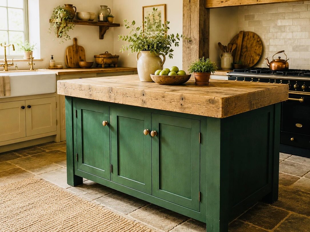 -SOLD-
Remember when we said we weren’t doing big furniture anymore 😂 well hold my drink.
We’ve got this most handsome kitchen island, handmade by a master carpenter from Yorkshire. Painted in Beverly by Farrow and Ball. The cupboards stretch through to the other side with loads of storage .
The top is made from reclaimed pine giving it a fantastic look of old country charm. Copper rail with hooks.
We’ve said a kitchen island but it could have so many uses …shop counter, crafting station, workshop/potting shed…you decide!
Measuring 150 cms wide x 90 cms deep x 90 cms high
£265 which includes free local delivery (its heavy💪)
#periodhome #countrykitchen #kitchenislands