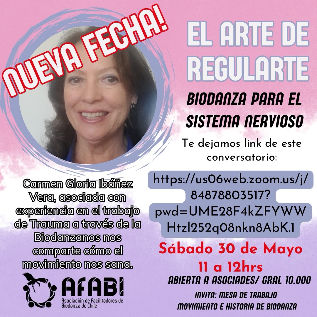 TENEMOS NUEVA FECHA!
Este sábado nos encontramos para recibir esta experiencia donde se entregarán herramientas para seguir potenciando nuestra facilitación 🙌
Dejamos aquí el link para que te sumes! Recuerda que si no estás asociadx, puedes hacer tu pago en los datos que aparecen en la página o en la descripción que se entregará ese mismo día. Les esperamos!
Link: https://us06web.zoom.us/j/84878803517?pwd=UME28F4kZFYWWHtzl252q08nkn8AbK.1