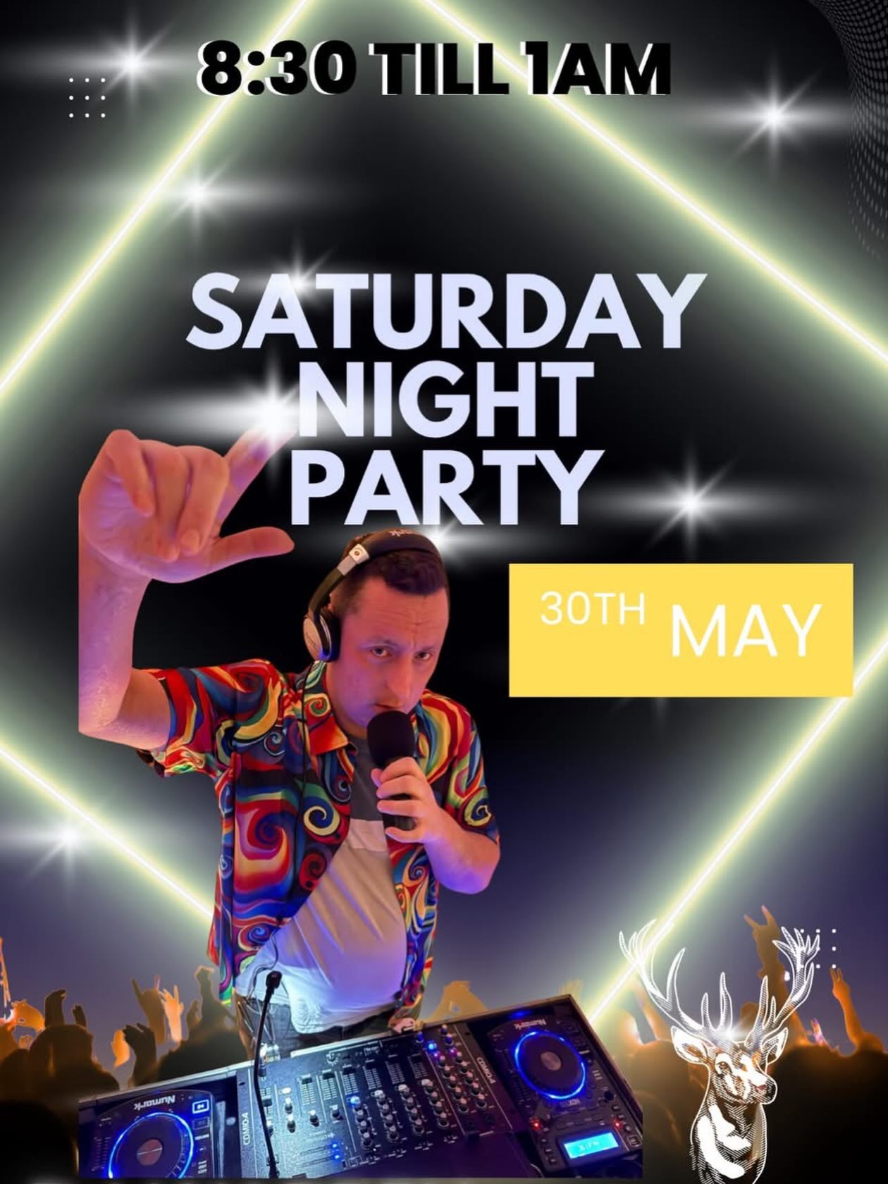 This Saturday dj Warren will be back playing from 8:30 !!