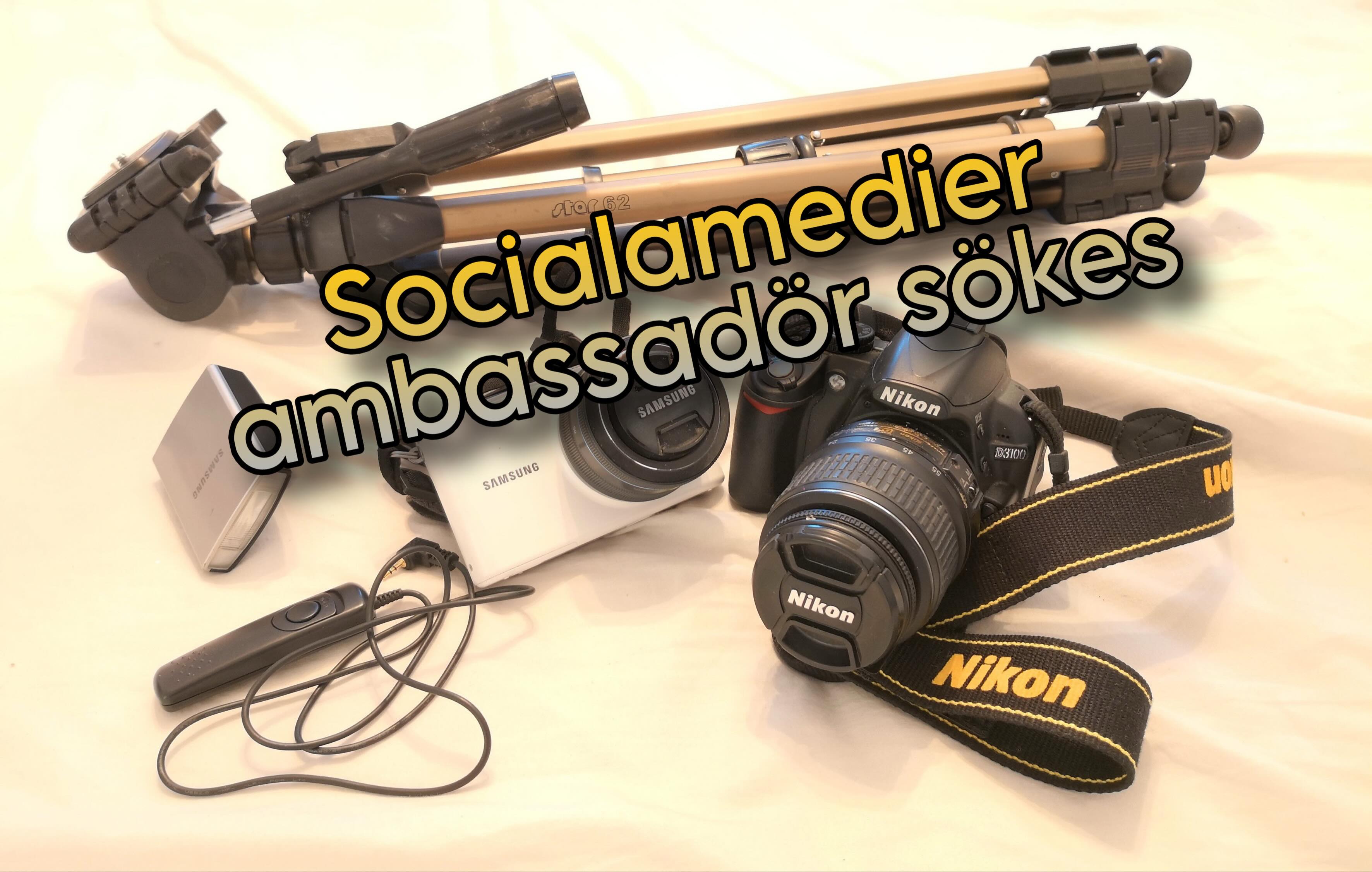 Vi söker dig i Trelleborg med omnejd som har många visningar och stor följarskara för att bli vår ambassadör på sociala medier.
För mer information maila daniel.nilsson@nilssonsbilvard.se