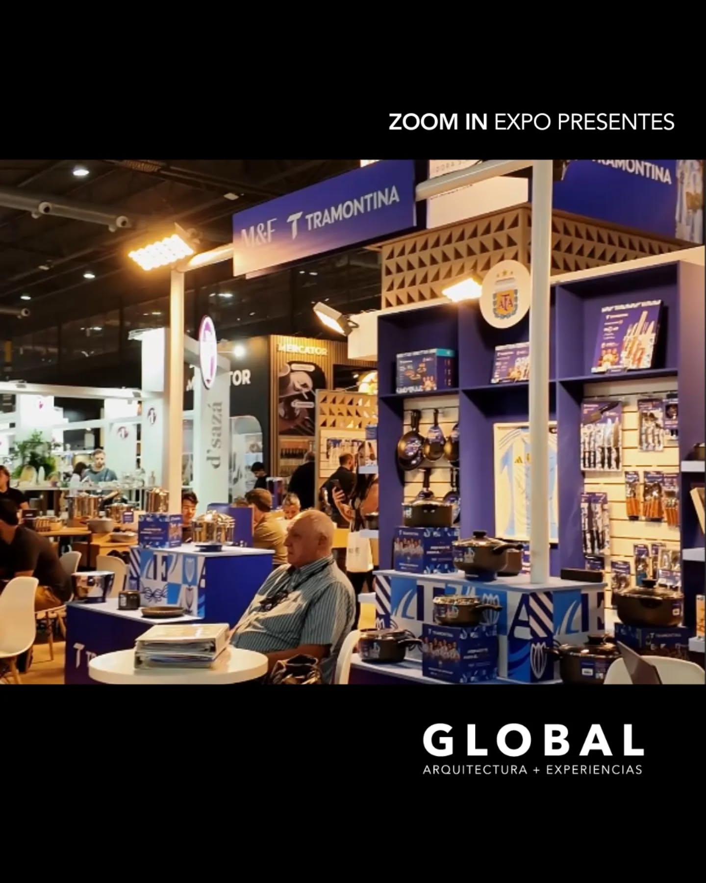 Los detalles también hablan 🔍✨
Cada terminación, cada material y cada recurso visual forman parte de una estrategia más grande: hacer que la marca se perciba con fuerza y coherencia.
Green Deco, Nadir y Tramontina compartieron una misma expo, pero cada uno necesitaba una identidad propia.
#GlobalStands #ExperienciaDeMarca #DiseñoDeExposiciones #ArquitecturaEfímera #StandsProfesionales