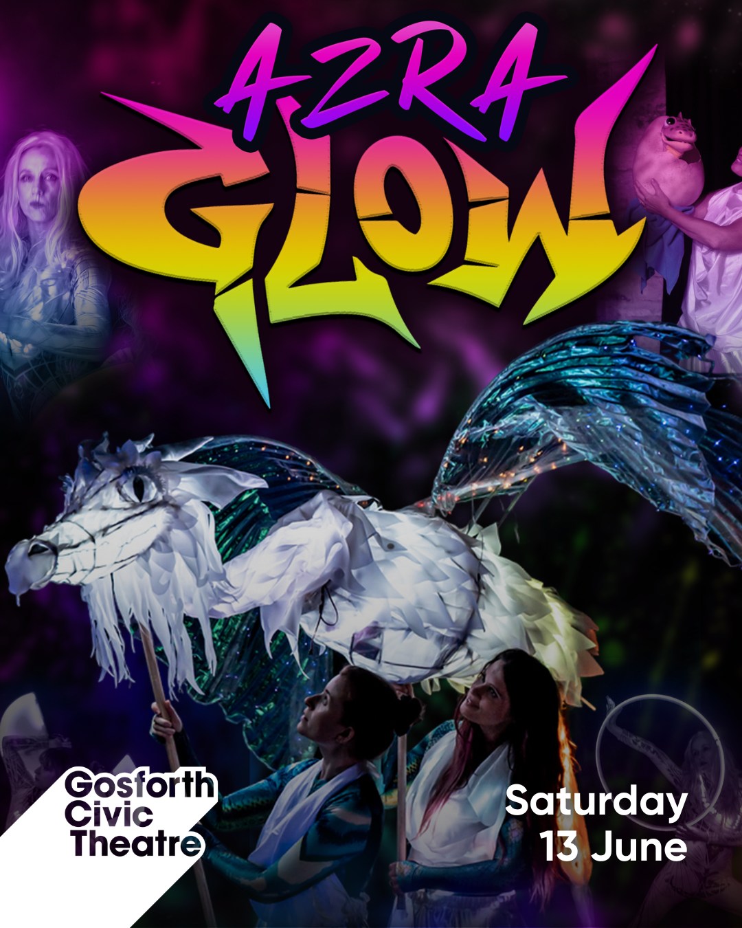 Step into the colourful world of Azra Glow 🐉✨
A dance and circus spectacle filled with light, movement and dragons is coming to Gosforth Civic Theatre next month!
Inspired by the books of Risaria Langley, follow Azra as she discovers a dragon’s egg and begins a journey to awaken it through light, movement, and the ancient bond between dragons and their keepers.
Saturday 13 June | 11am & 2pm
Book now via the 'What's On' link in our bio
#familytheatre #newcastleevents #northeasttheatre #sensoryfriendly #familyshow