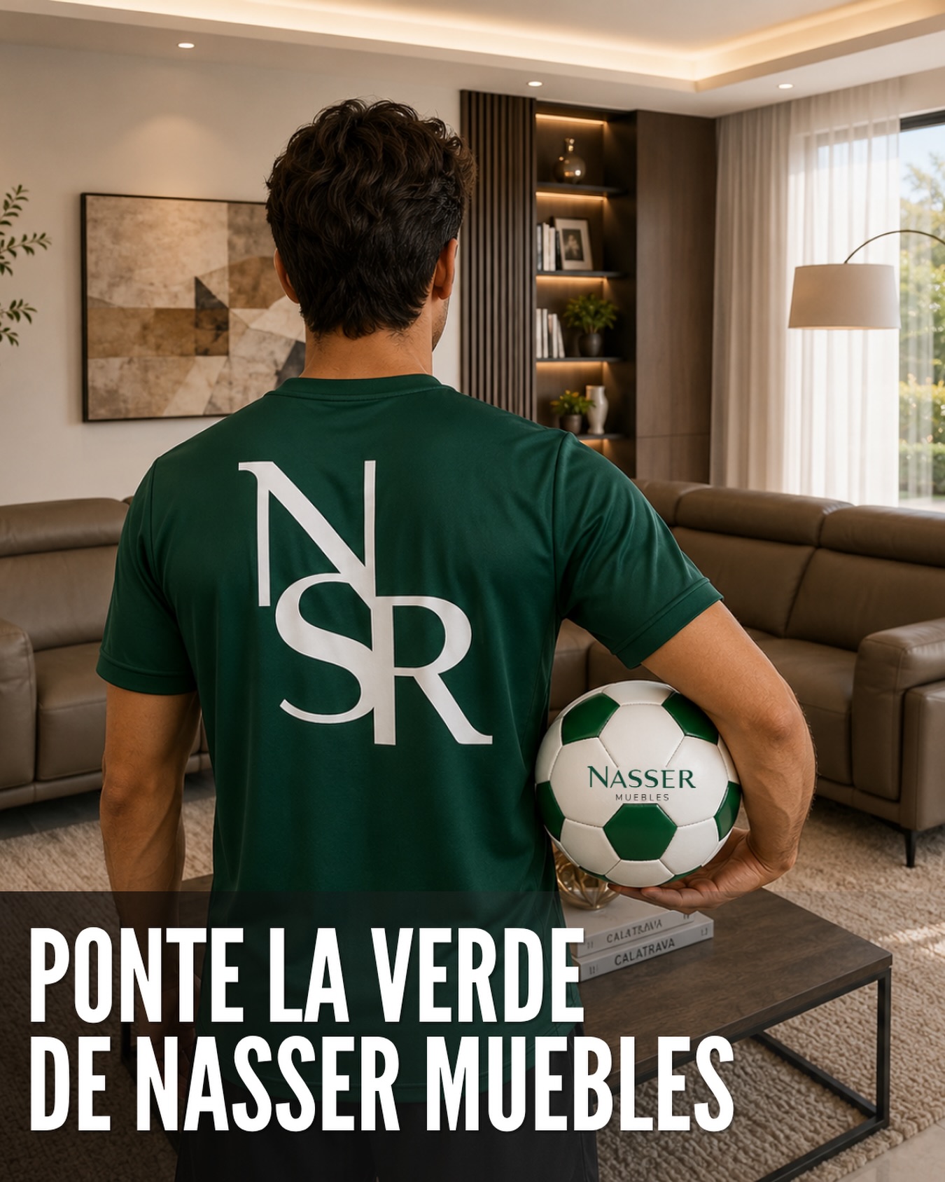 La verde ya tiene dueño. 🟢
Los mejores partidos se ven desde casa — en el sillón correcto 🛋️, con la sala perfecta, rodeado de los tuyos.🏡
Ponte la verde de Nasser y transforma tu hogar antes de que llegue el momento más esperado del año. ⚽🏆
HOT SALE · 40% OFF · Hasta el 2 de junio. 🔥
#PonteLaVerde #NasserMuebles #CalidadQueDistingue