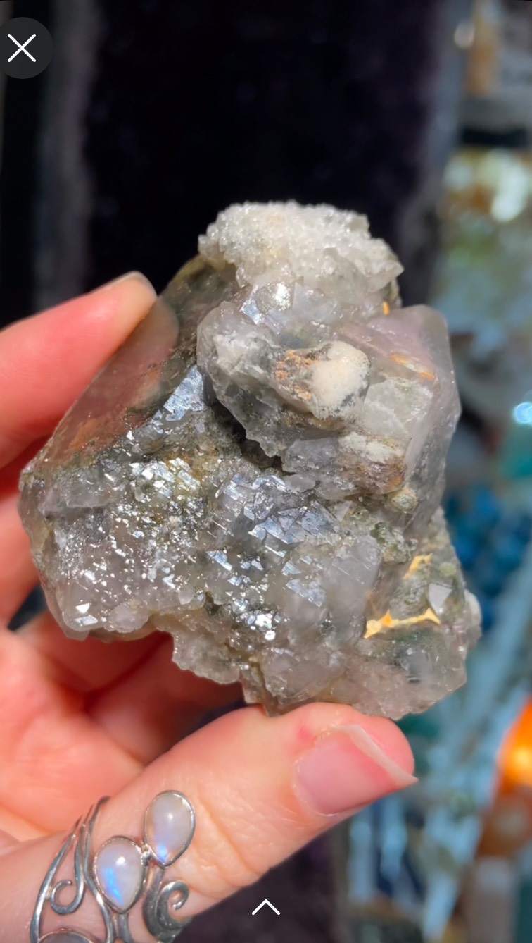 For those of you that love crystals in their natural form, these Garden Quartz clusters would make the perfect pieces ✨🔮🌟
Garden Quartz is a form of Quartz that has inclusions of iron, chlorite and other mineral, forming these intricate patterns that resemble landscapes inside the crystals. Associated with positivity, power and grounding
For more information or to purchase give us a message or comment down below
.
.
.
#crystalshopuk #gardenquartz #gardenquartzclusters #quartz #crystalmagic