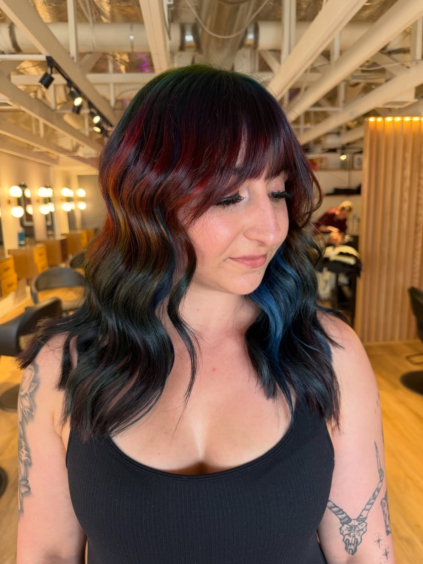 @hairbypaytongarcia knocking my vision out of the park. Again. 🌈🌈🌈