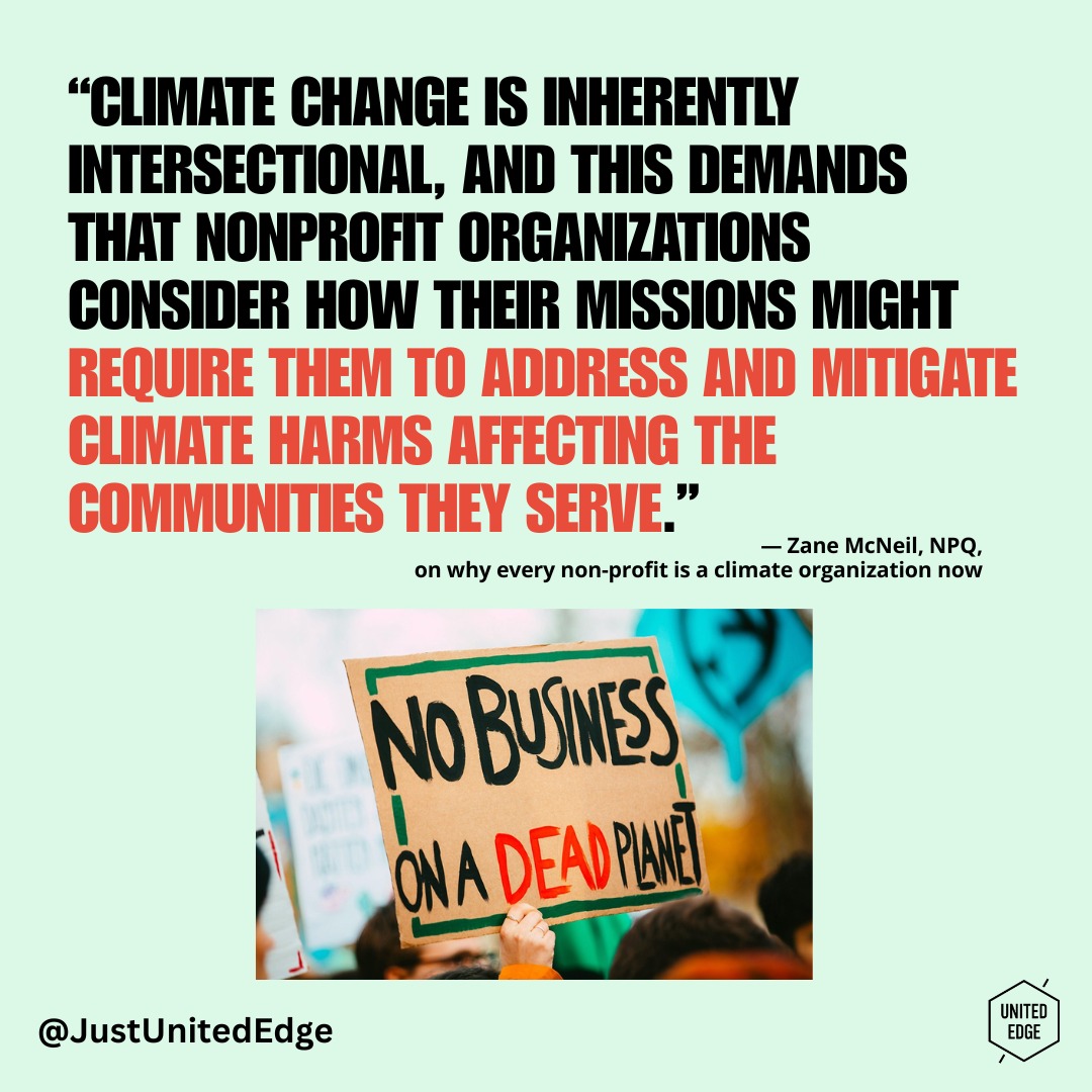 Climate change is no longer a “single-issue” concern. It shapes health, housing, migration, inequality, education, food systems, and community survival. This article makes a compelling case that every nonprofit is now part of the climate conversation, whether directly or indirectly. Building resilience and justice in the years ahead will require every sector to think systemically and act collectively, whatever their focal issue is. Read here: http://bit.ly/4dWzfYt
#ClimateJustice #NonprofitLeadership #SystemsChange #ClimateResilience #FuturesOfAid