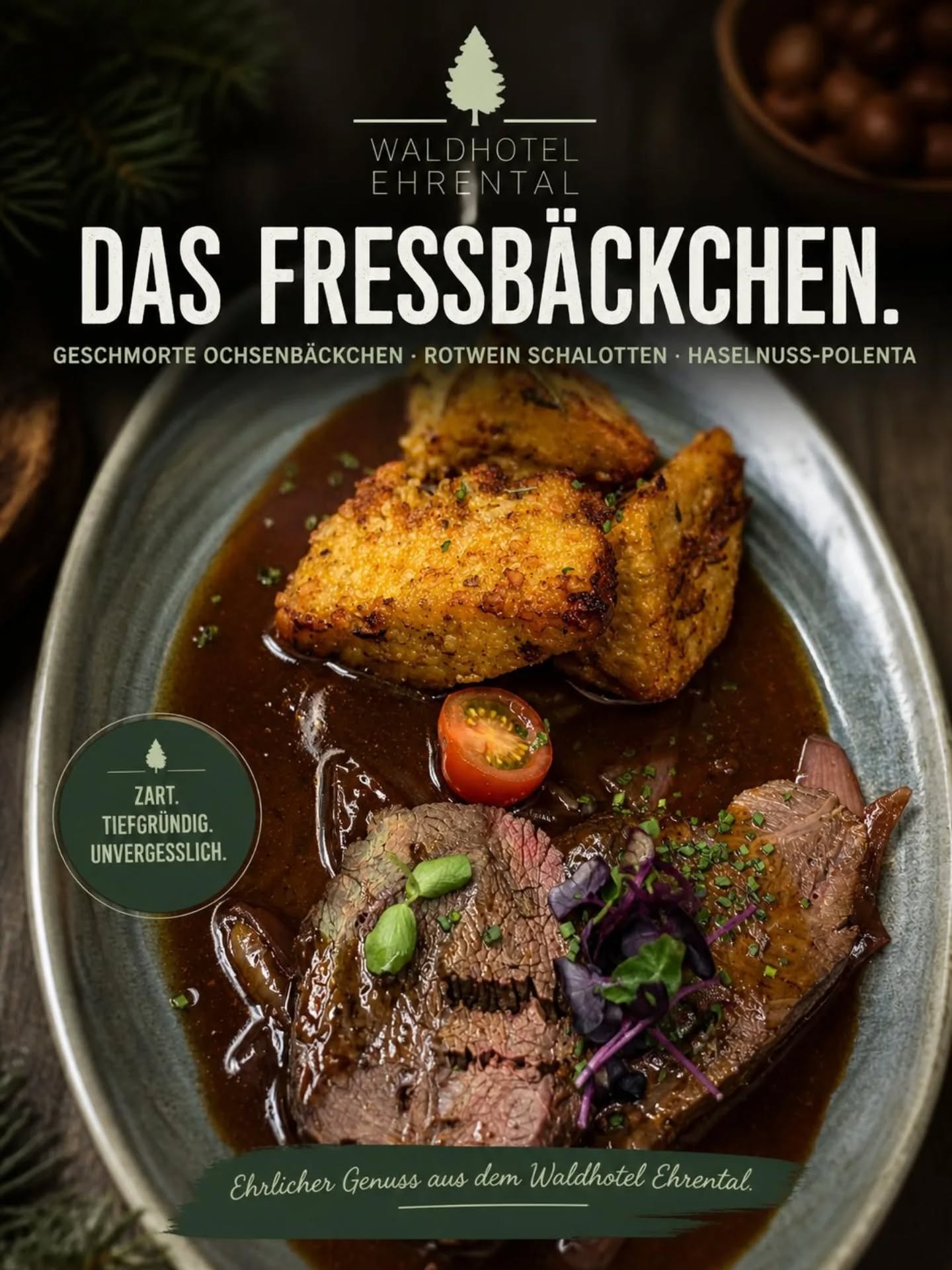 Ehrlich, lokal, saisonal und köstlich 😋😍
So ist unsere Küche im Waldhotel Ehrental drauf💚
Wir freuen uns auf euren Besuch. 🌿
Jetzt Tisch reservieren unter: 03683 6890 oder www.waldhotel-ehrental.de/reservations
Bei schönem Wetter genießt ihr auf unserer Waldterrasse.
Bis bald im Wald
#ZeitfürWald🌿
#zuGastbeiFreunden🌿
#waldhotel#restaurant#kulinarischerGenuss