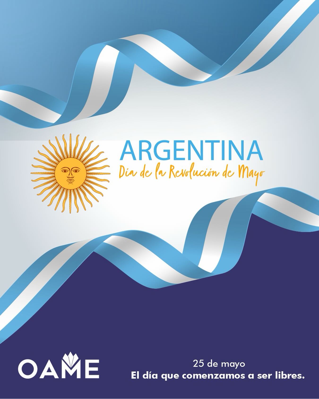 Hoy celebramos nuestras raíces, la valentía de quienes soñaron un país más libre y el valor de construir comunidad.
Que este 25 de Mayo nos inspire a seguir abriendo caminos, creando oportunidades y encontrándonos desde lo colectivo. 🇦🇷
Feliz Día de la Patria.