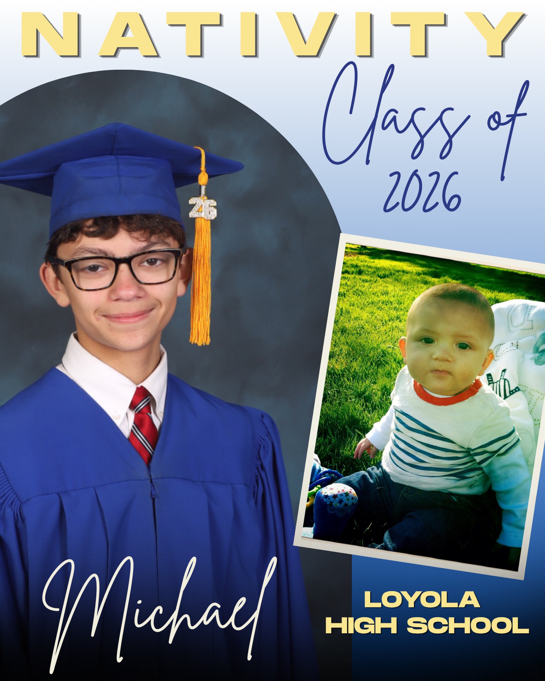 Next up on our graduation roll call is the wonderful Michael. Your hard work, positive attitude, and bright spirit have made this year so incredibly special. We are so incredibly proud of you and canβt wait to see all the amazing things your future holds. Congratulations, Michael! Once a Bruin, Always a Bruin πππ»π