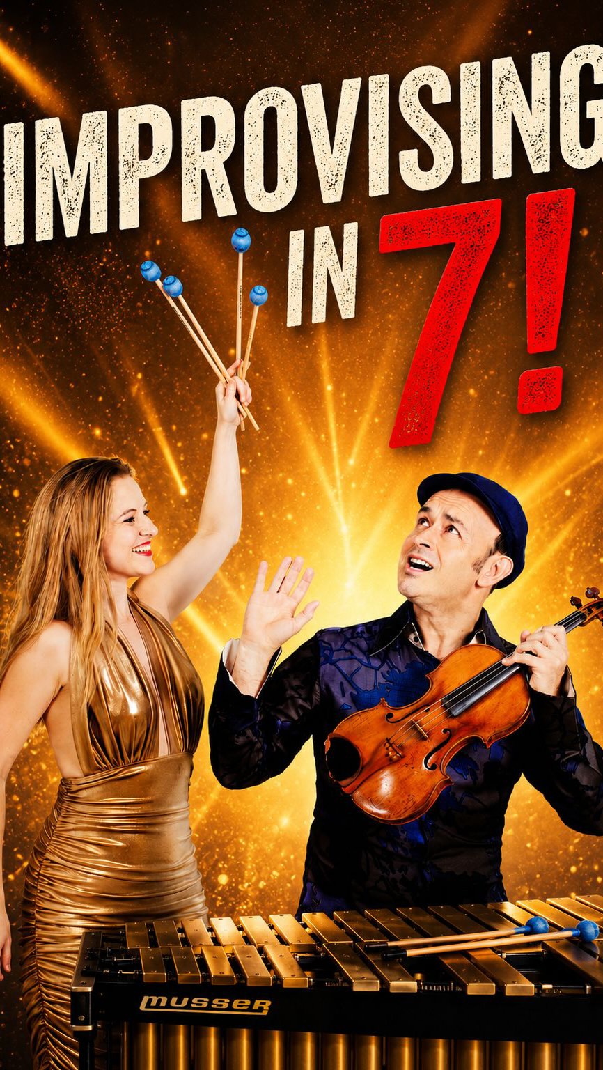 Playing Hava Nagila in 7 is one thing, but trying to improvise a solo over it is a whole different challenge.
Experience it live at our upcoming dates:
📅 NEXT PERFORMANCES
🇭🇷 28 May · 20:00 — Ivo Tijardović Concert Hall, Split, Croatia
🇱🇮 29 Aug — Vaduz Classic Festival, Liechtenstein ✨ FREE & open air
🎟 Tickets & all dates → link in bio
— This video was filmed in the wonderful @pietrasantainconcerto a fantastic festival by the great @guttmanmichael - thank you for the filming - and thank you @davemarks for the editing!
🎻🥁 Violin meets vibraphone. Bach meets Hans Zimmer. Flamenco meets Interstellar.
Aleksey Igudesman & Lucy Landymore bring Chill & Thrill to the stage — a performance that swings between meditation and pure elation. No two minutes sound alike.
🎼 Bach · Mozart · Hans Zimmer · Flamenco · Interstellar · original works by Igudesman & Landymore
#ChillAndThrill #AlekseyIgudesman #LucyLandymore #LiveMusic #Vibraphone