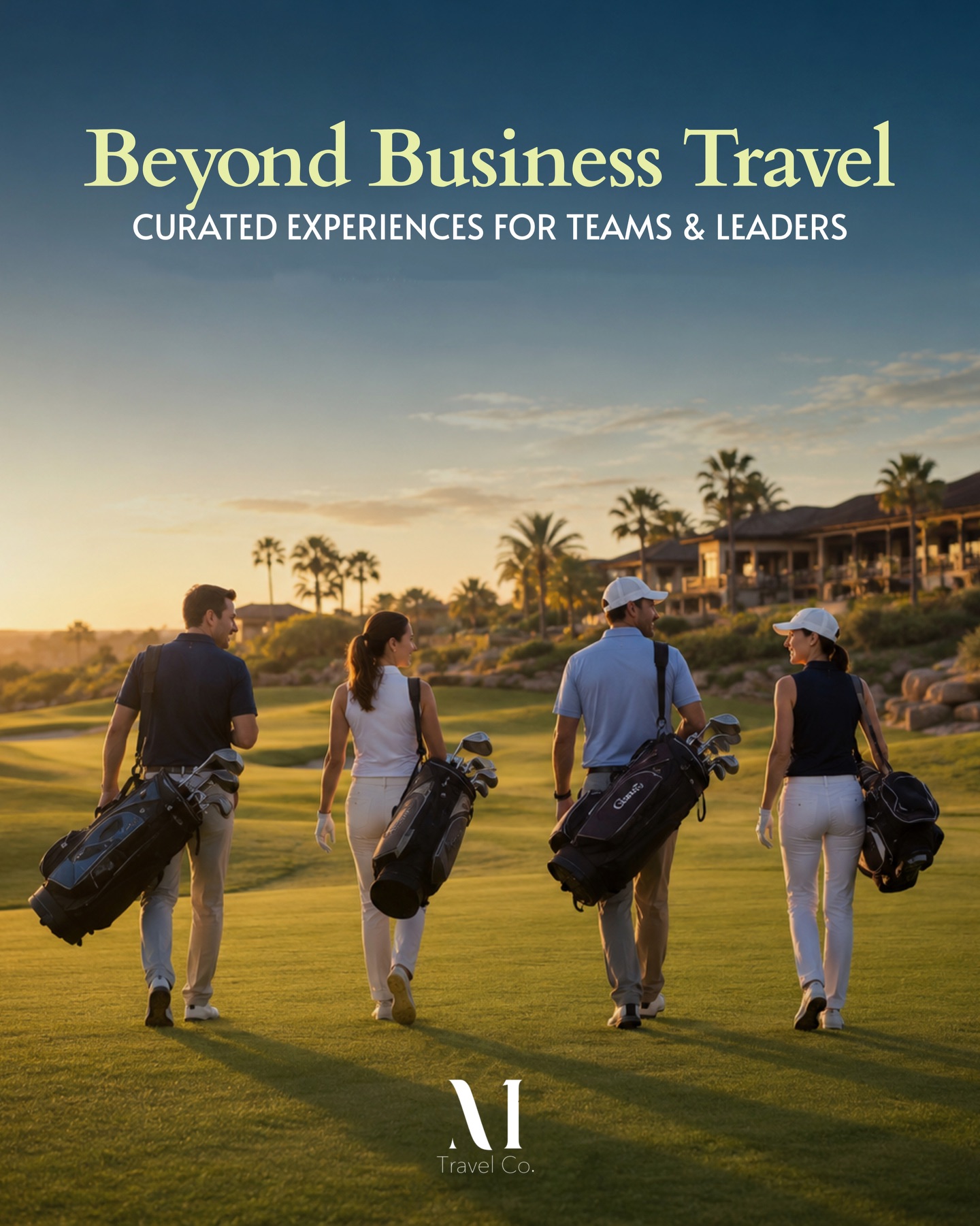 Corporate travel, beyond the expected.
With The Corporate Collection, Marotta Travel designs thoughtful experiences for teams, executives, and private groups — where every detail is handled with care, and every moment is created with purpose.
From elegant retreats and incentive journeys to golf experiences, private dining, and curated cultural moments, each itinerary is shaped around connection, comfort, and a deeper sense of place.
Because meaningful business travel is not only about where you go.
It is about the experience you share once you arrive.
Turn your next corporate trip into an experience that inspires growth, connection, and success—start planning today.
Marotta Travel / Corporate Travel / Curated Experiences / Incentive Travel / Bespoke Travel