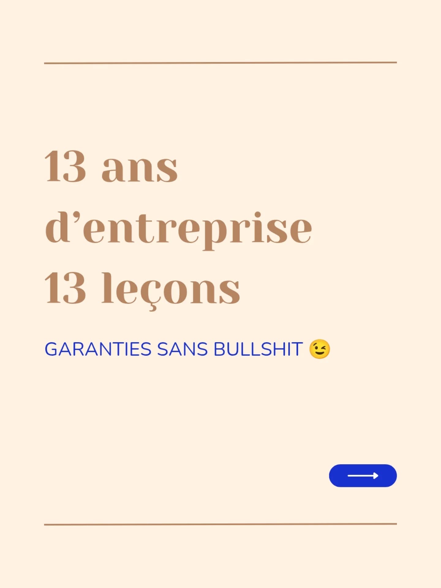 En 13 ans d'entrepreneuriat, d'abord rédactrice freelance en collectif puis consultante en stratégie de communication, j'en ai vu des vertes et des pas mûres 😂 Mais j'ai appris plein de choses !
13 leçons qui concernent aussi bien les offres, tarifs que la com' ou la vente ✨
Laquelle te parle le plus ?
Entrepreneuriat • Ruralités • agence de communication