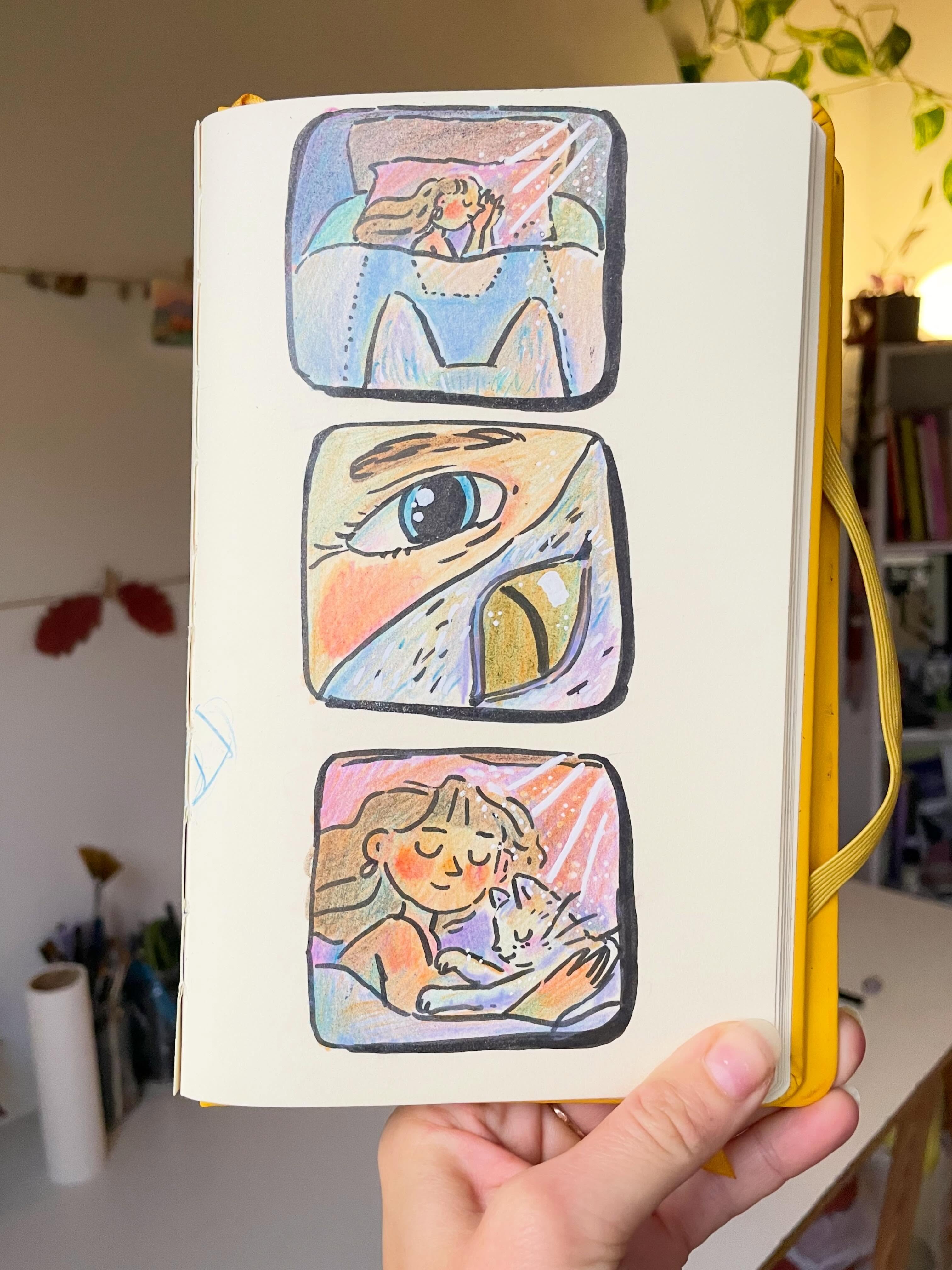 A morning ritual 😽 🌞
I just love my cat so much!
Even when she drives me crazy,
especially when I’m trying to make this post. 😅🙃🐈
Love, Sofi
#comicartwork #catmomlife #crazycatladyclub #kidlitillustrator