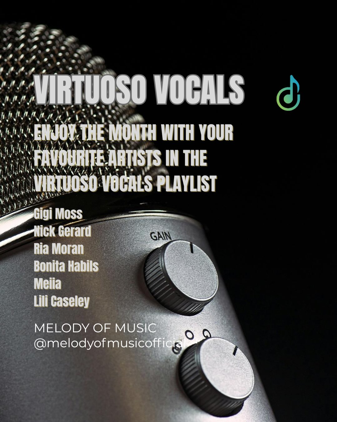 Music moves fast — so do we 🔁
The Melody of Music Virtuoso Vocals updates monthly.
Lock in. Press play.
#MelodyOfMusic #VirtuosoVocals #PlaylistUpdate #FreshFinds #MusicDiscovery