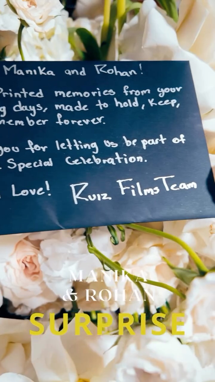 📸 During Manika & Rohan’s destination Indian wedding in Cancun, Mexico, we wanted to surprise them with something simple but personal while the celebration was still unfolding. In the middle of their wedding weekend at Garza Blanca Cancun, we selected a few photographs from the coverage, printed them in real time, and handed them over inside an envelope during the reception.
No setup. No announcement. Just a small gesture.
Watching their reaction reminded us why wedding photography and filmmaking go far beyond documentation. Sometimes the most meaningful part is giving people the chance to hold a memory while they are still living it.
Indian destination weddings move fast. Multiple events, constant movement, emotions changing throughout the day, family everywhere, music, celebration, tradition. Moments appear and disappear quickly. But there is something different about seeing those memories printed only hours after they happened.
The reactions, the laughter, the pause before opening the envelope — those are the kinds of moments that stay.
For couples planning a South Asian wedding in Mexico, a luxury Indian wedding in Cancun, or a destination wedding in Riviera Maya, it is often the smallest details that become part of the experience forever.
Manika & Rohan — Cancun, Mexico.
—
Wedding Vendors:
Photo/Video: @ruiz.films
Travel: @shaadidestinations
Planner: @preetiexclusive
Joint: @sohrohmantic
Decor: @gamagroup
DJ: @djambition @djhrbeats @premierdjsusa @millsjames_weddings
MUAH: @danidelgadomakeupartist
Hotel: @garzablanca.cancun
Catering: @patravalicancun
Mehndi: @lotomehndi
Stationary: @inktricatedesigns
Entertainment: @drumsinparadise
Baraat Car: @clasico1930
Cake: @deliducakes
—
#RuizFilms #IndianWeddingMexico #LuxuryWedding #SouthAsianWedding #WeddingPhotography