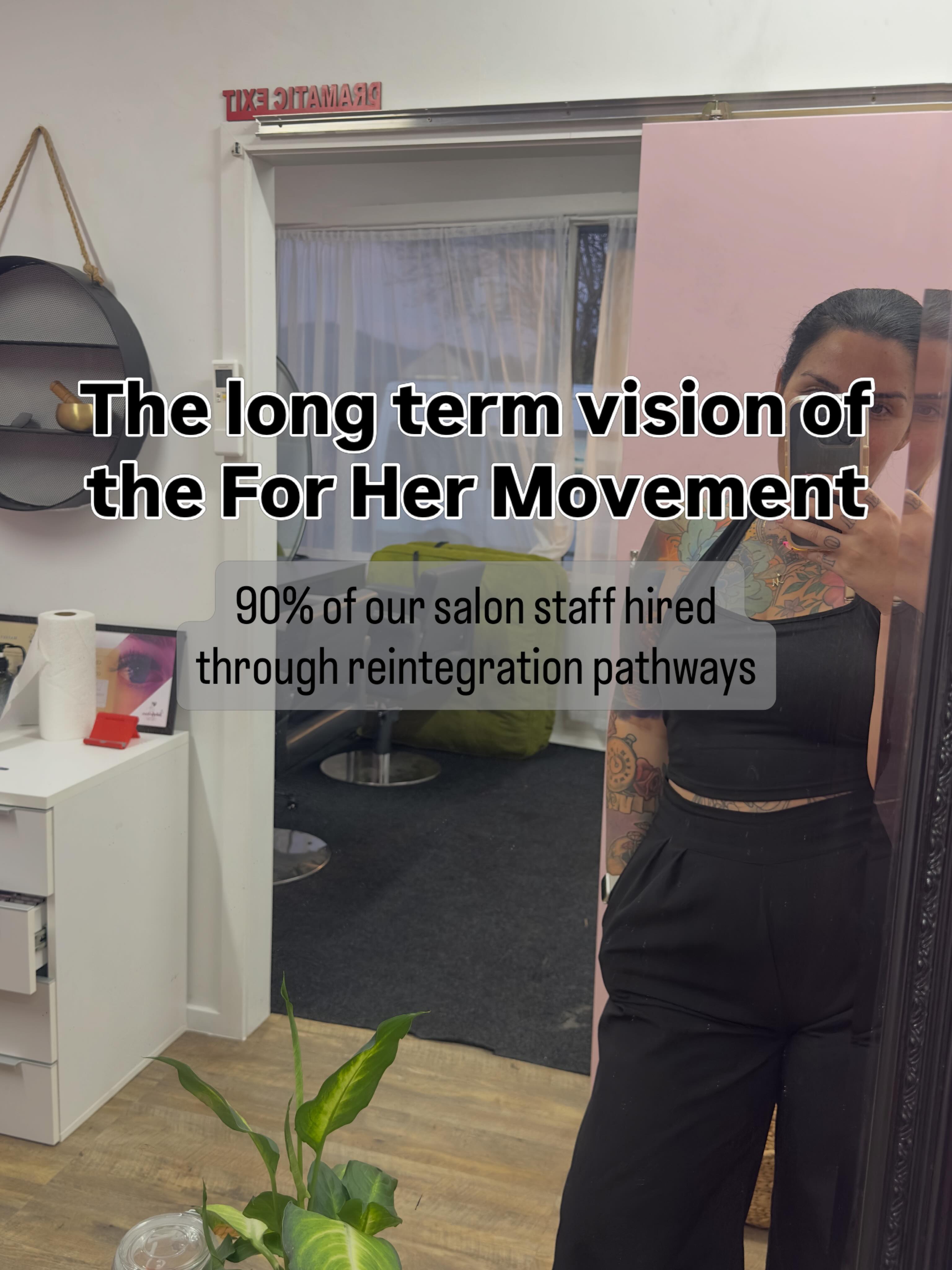 The goal is so much deeper than a beauty salon 🤍
#healing #reintegration #nzbeauty #recovery #startingover