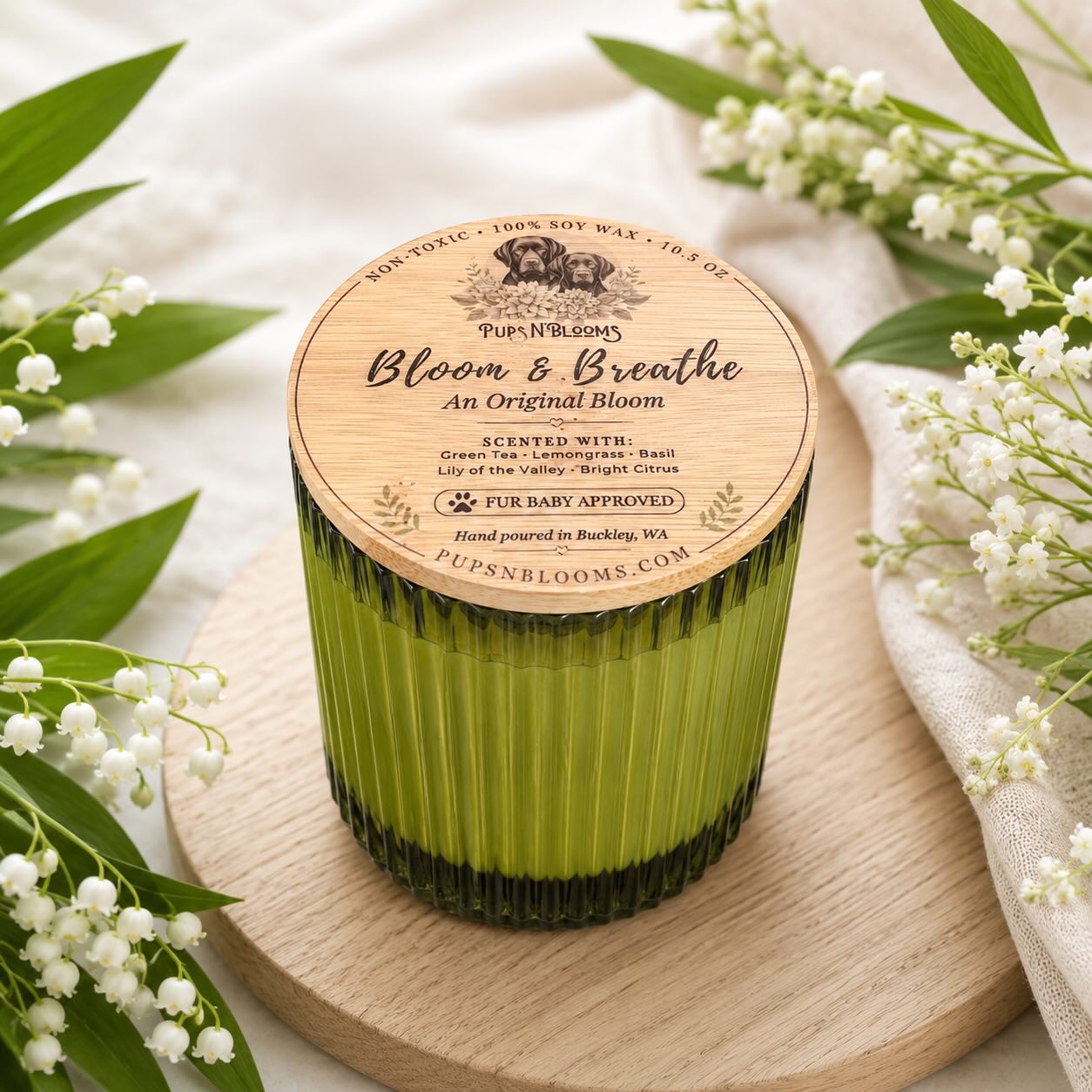 Meet your new favorite fresh escape
✨💆🏻♀️🌿
Bloom & Breathe is a refreshing, spa-inspired blend that captures the calm of a quiet PNW retreat. Think cool morning air, greenery all around, and a slow, steady exhale
Bright lemon and agave open with a clean, uplifting energy, while green tea and lemongrass bring a soft herbal freshness. Hints of basil add a just-picked feel, layered with delicate lily of the valley and grounded by warm cedar.
Clean, calming, and effortlessly fresh—like deep breaths, open air, and still moments just for you.
✨ An exclusive Pups N Blooms fragrance
✨ Available only at @esasdirtymix
