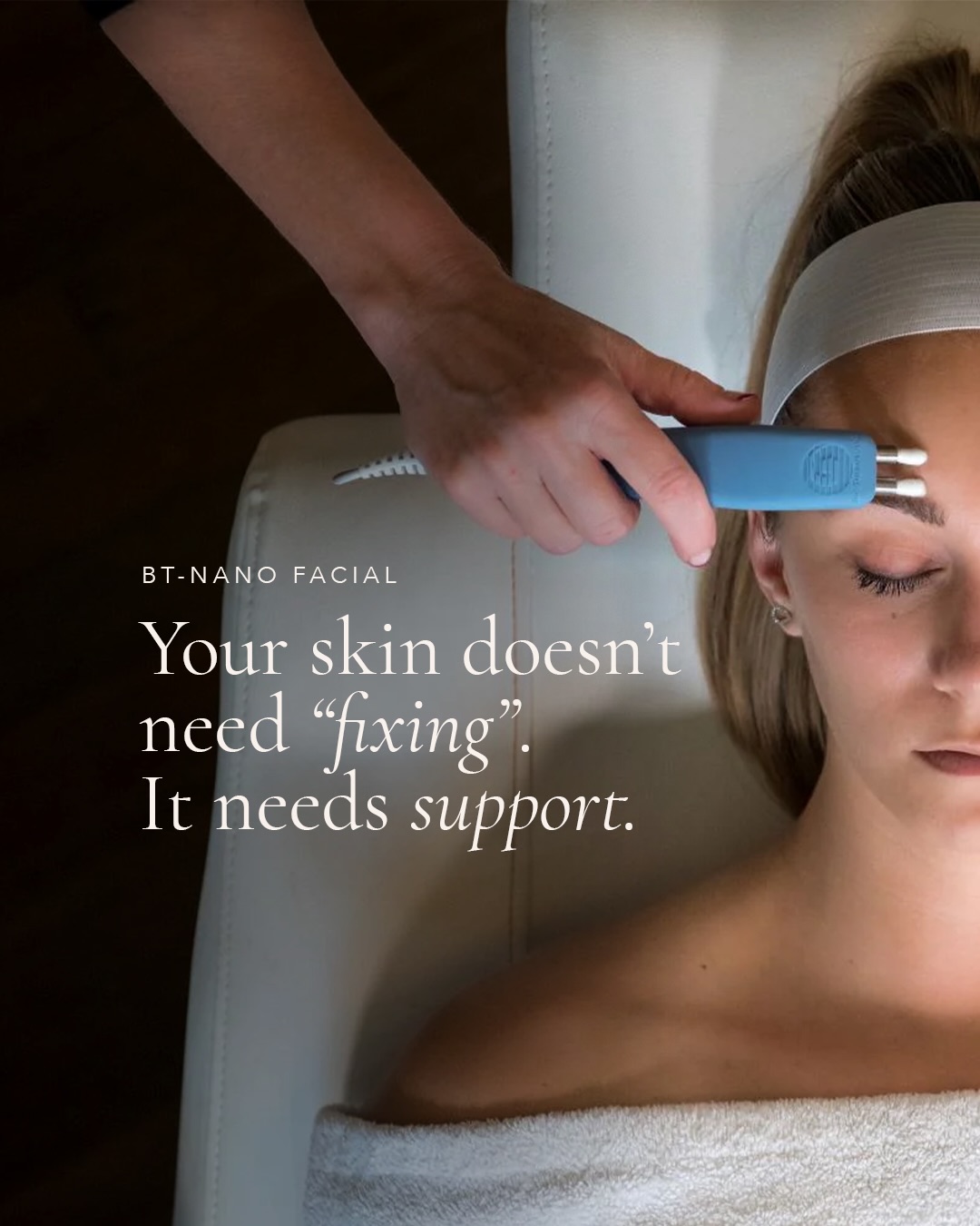Your skin is an energetic system too 🌱
Lyftaal is introducing the BT-Nano Facial from Bio-Therapeutic – an advanced micro-current treatment designed to support skin health on an energetic level.
Using frequency-specific microcurrent technology, the treatment works to boost mitochondrial energy production and restore healthy energetic reserves within the cells – helping the skin function, repair, and care for itself better over time.
The result?
✨ Facial sculpting & lifting
✨ Smoother skin & refined texture
✨ Tighter-looking pores
✨ Improved colour, glow & luminosity
It’s not about forcing the skin.
It’s about supporting it with the energy it needs to thrive.
We unpacked the science, philosophy, and results behind the BT-Nano Facial in our latest blog – from the energetic theory of ageing to why cellular energy matters more than you think.
Read more via the link in bio 🔗 www.lyftaal.co.za/news
#Lyftaal #BioTherapeutic #BTNano #MicrocurrentFacial #SkinHealth