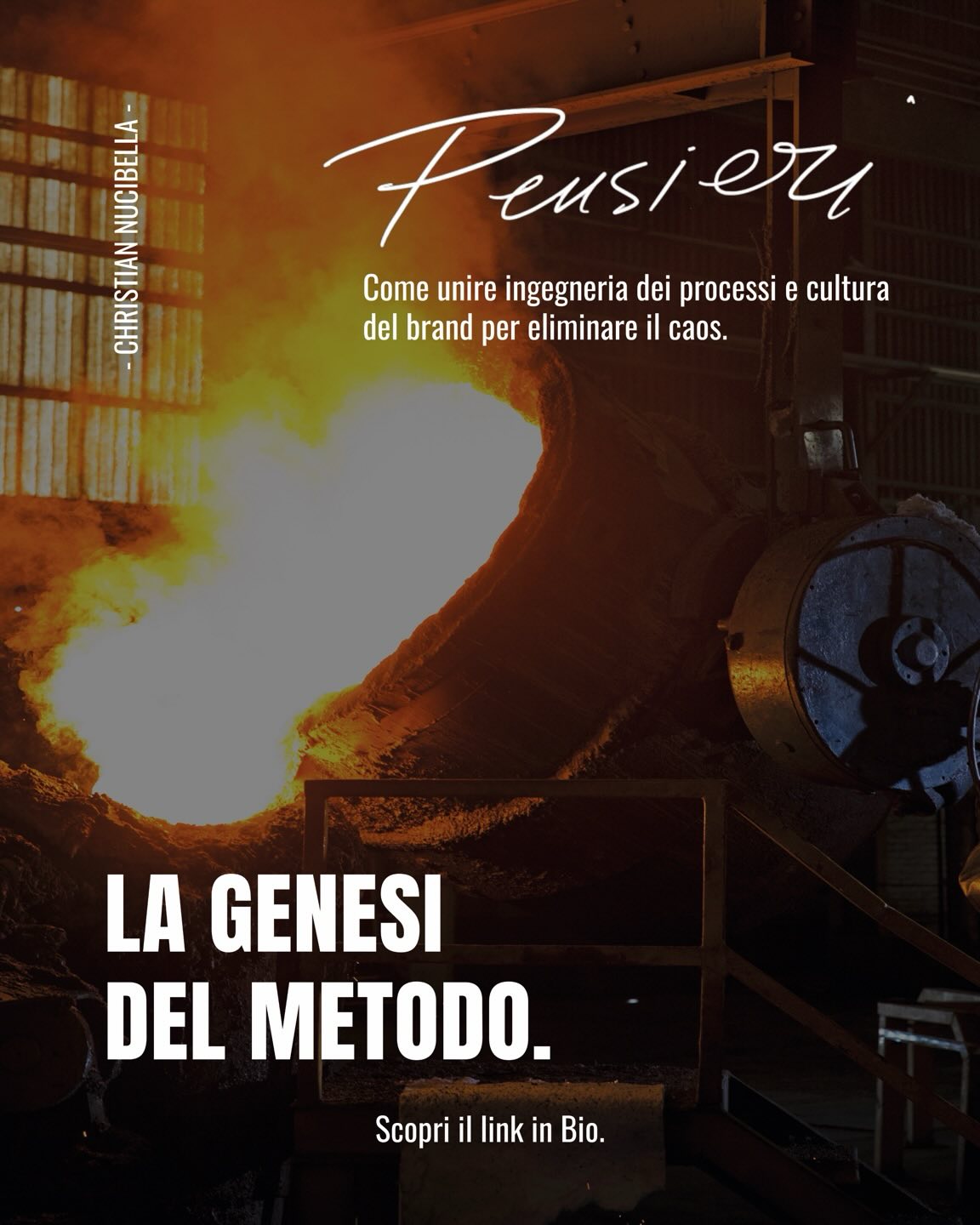 Il talento senza struttura è solo caos creativo.
Molti imprenditori falliscono non perché manchino di idee, ma perché rimangono intrappolati nell’operativo della propria azienda, diventando il collo di bottiglia del proprio business.
La genesi del Metodo KNTNR nasce per risolvere questo paradosso, unendo due mondi apparentemente opposti:
1️⃣ Ingegneria dei flussi: Mappare e ottimizzare i processi per rendere il business scalabile e indipendente dal tempo del fondatore.
2️⃣ Alchimia del Brand: Blindare l’identità per attirare una cerchia ristretta che sposa una visione, non solo un servizio.
Il risultato? Smetti di fare l’operatore che spegne gli incendi e inizi a fare l’architetto del tuo mercato. Passi dalla performance del momento alla costruzione di una legacy.
Sfoglia il carosello per scoprire la nostra architettura.
Tu stai guidando la crescita della tua azienda o ne sei guidato? 👇
#MetodoKNTNR #BusinessArchitecture #ProcessEngineering #BrandIdentity #Scalabilità