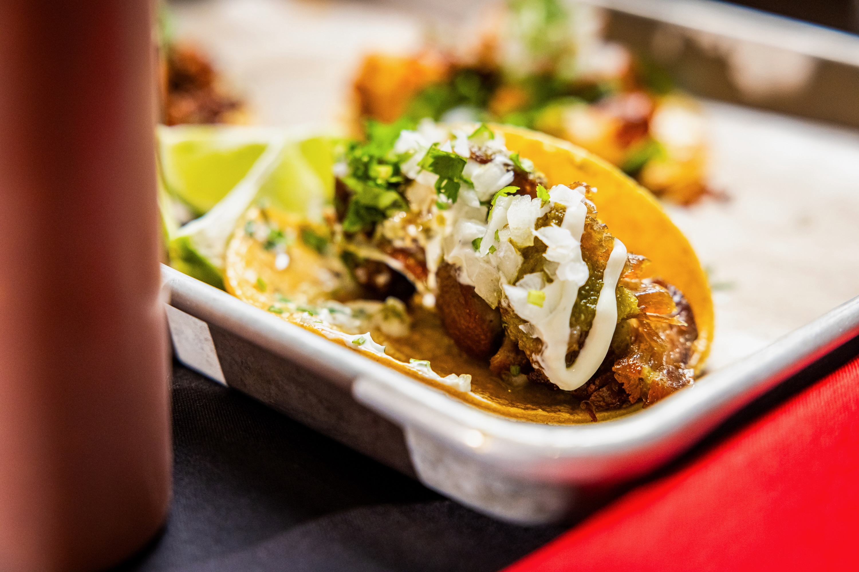 three tacos. one price. maximum heat 🔥🌮$12 gets you the full lineup, carnitas en chile ver....