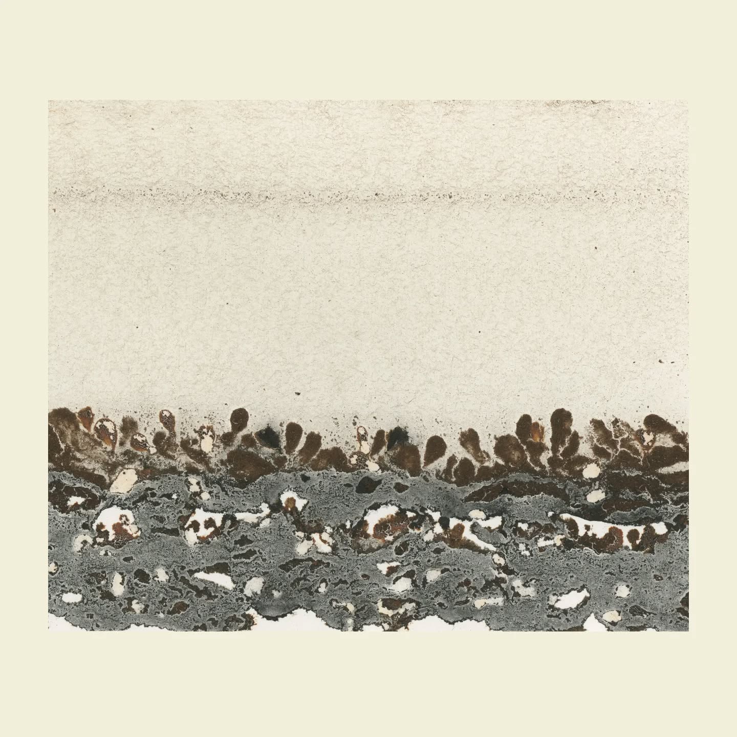 There is a world unfolding
Ink from charcoal, iron rich mud, plane tree bark and composted willow leaves