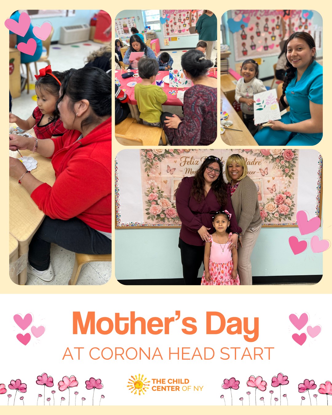 Celebrating the incredible mothers, grandmothers, and caregivers who fill our classrooms and communities with love every day. 💐
Our Mother’s Day Celebration at Corona Head Start was full of smiles, crafts, laughter, and special moments shared between children and their families. It was a beautiful reminder of how important strong family connections are in early childhood development.
Thank you to all the amazing moms and caregivers who make our community so special!