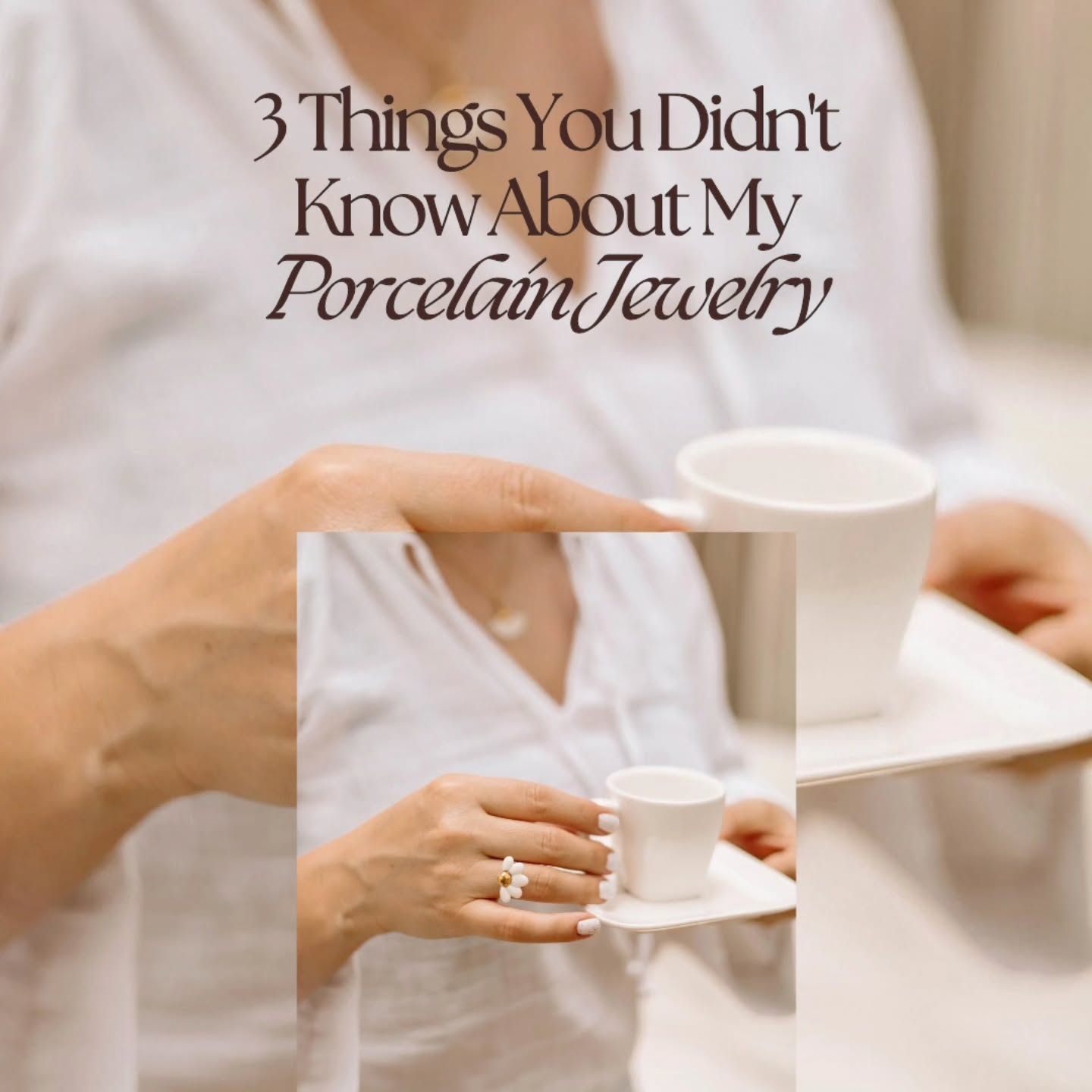 Porcelain has always fascinated me.
It looks delicate, almost fragile, yet when fired at high temperatures it becomes surprisingly strong. Every piece of jewelry I create is shaped by hand, fired twice, and finished slowly in my studio near Munich.
What I love most about porcelain jewelry is how light it feels. You almost forget you're wearing it, yet every piece carries tiny details, textures, and imperfections that make it completely unique.
Inspired by nature, vintage treasures, flowers, shells, and quiet everyday beauty, these little wearable sculptures are designed to become part of your daily rituals.
Soft. Timeless. Handmade.
Have you ever worn porcelain jewelry before? 🤍
porcelain jewelry | handmade jewelry | artisan jewelry | porcelain earrings | wearable art | handmade in Germany | slow living | handcrafted jewelry | nature inspired jewelry | porcelain accessories