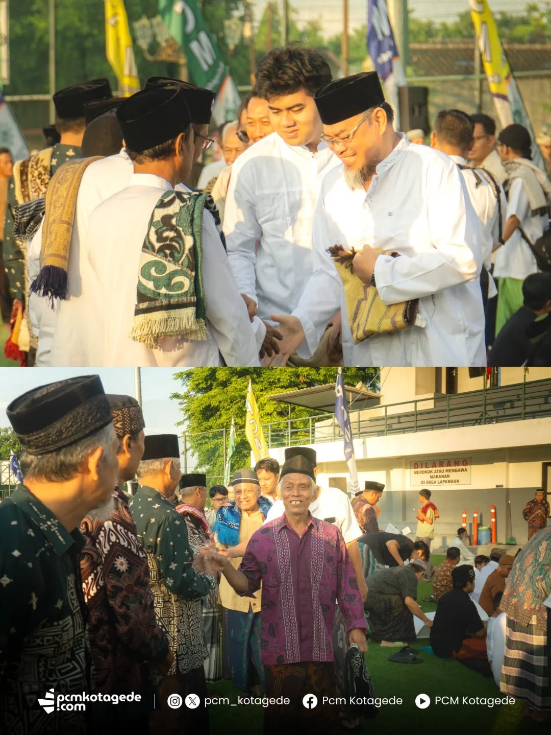 Alhamdulillah, Salat Iduladha 1447 H PCM Kotagede telah terlaksana dengan lancar dan penuh keberkahan.
Terima kasih kepada seluruh jamaah yang telah hadir dan bersama-sama menghidupkan syiar Islam di Kotagede. Semoga semangat keikhlasan dan kepedulian yang diajarkan saat Iduladha terus tumbuh dalam kehidupan kita sehari-hari.
Diselenggarakan PCM Kotagede
Lokasi lapangan karang kotagede
27 Mei 2026
#kotagede #muhammadiyah #pcmkotagede #iduladha