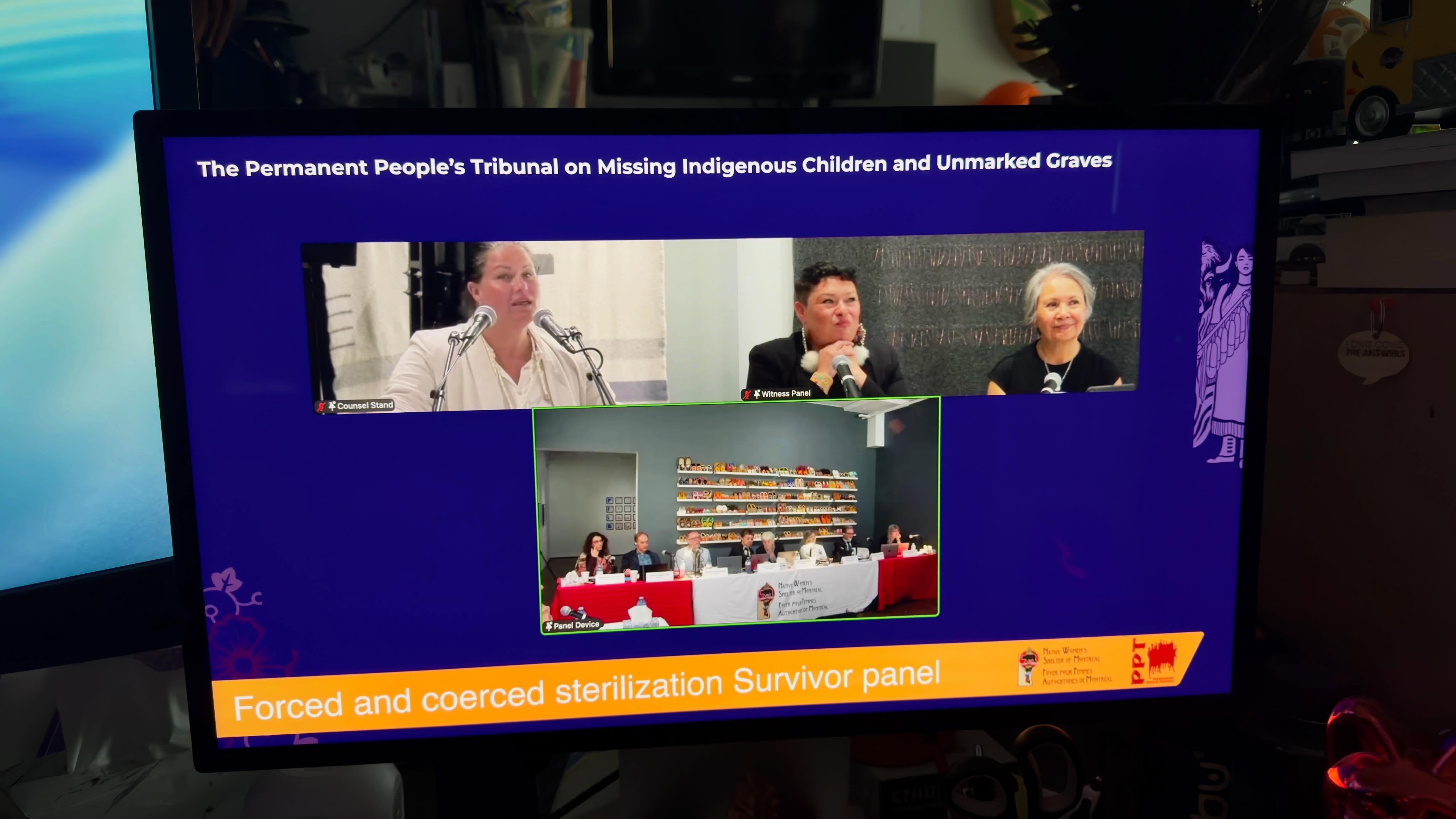Live streaming now.
Permanent Peoples’ Tribunal on Missing Indigenous Children and Unmarked Graves.
Panel discussion: Forced and Coerced Sterilization