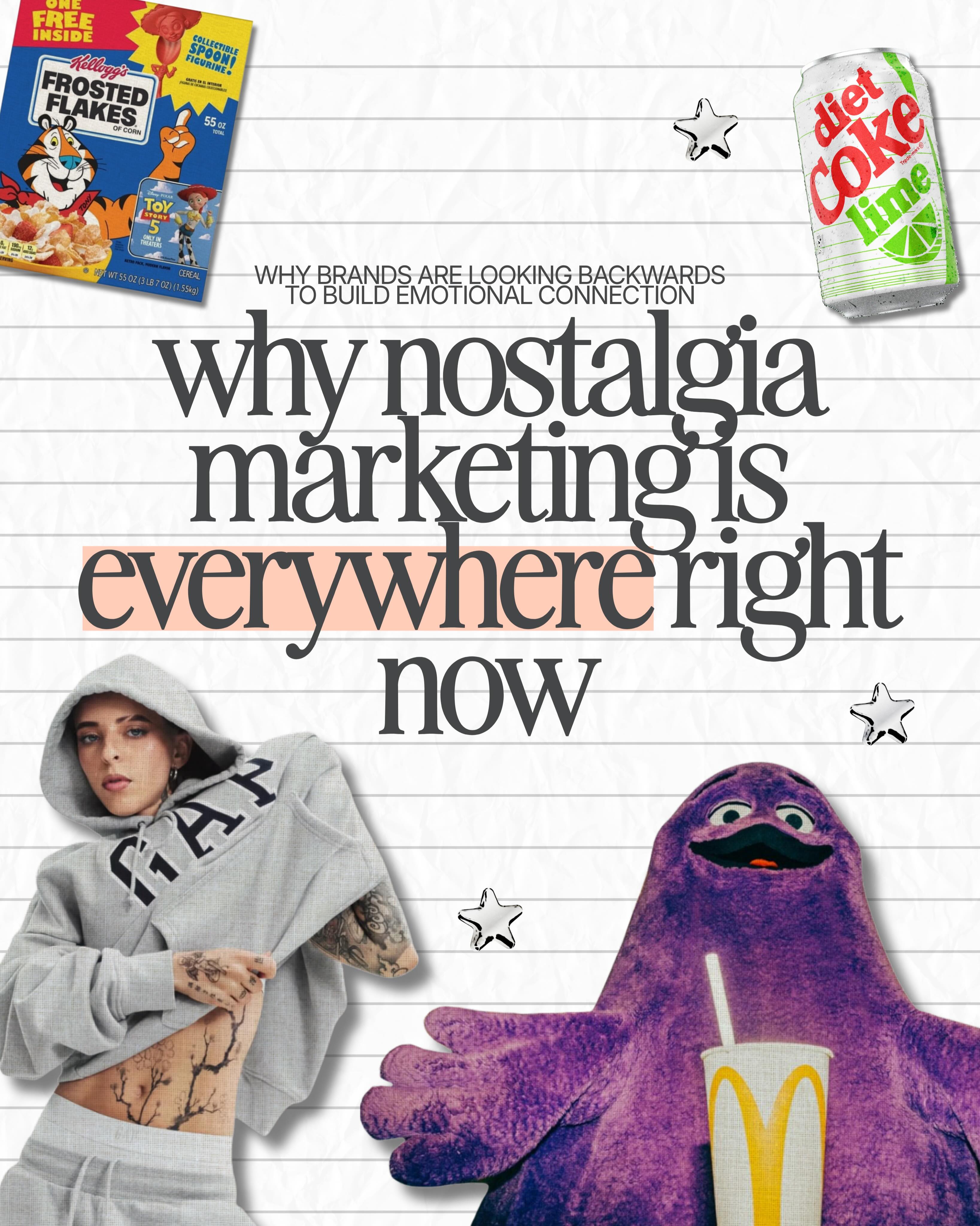 We’re bringing back flip phones, buying digital cameras, rebooting old TV shows and redesigning products to look like they did 20 years ago 👀
And after looking through hundreds of campaigns every week for The PR Insider, one thing has become really obvious: nostalgia is everywhere in marketing right now.
Brands are reviving discontinued products, bringing back old-school packaging, recreating iconic ads and tapping into entire eras people feel emotionally connected to, from Y2K beauty and 90s fashion to childhood TV and early internet culture.
We’ve seen @dietcoke revive its classic branding, @kelloggsus bring toys back into cereal boxes for the first time in years, @kyliecosmetics recreate iconic “King Kylie” imagery and @disneyplusuk recreate 1980s Britain through its Rivals collaborations with brands like @waitrose
And it makes sense.
People are craving comfort, familiarity and escapism in a world that feels increasingly digital, overstimulating and uncertain, and brands are responding to that shift.
So I wanted to break down why nostalgia marketing is having such a moment right now, how brands are using it strategically, and why it’s working so well
Which brand do you think has done nostalgia the best?
✨📼☎️
#PR #Marketing #DigitalPR #PRTrends #MarketingTrends