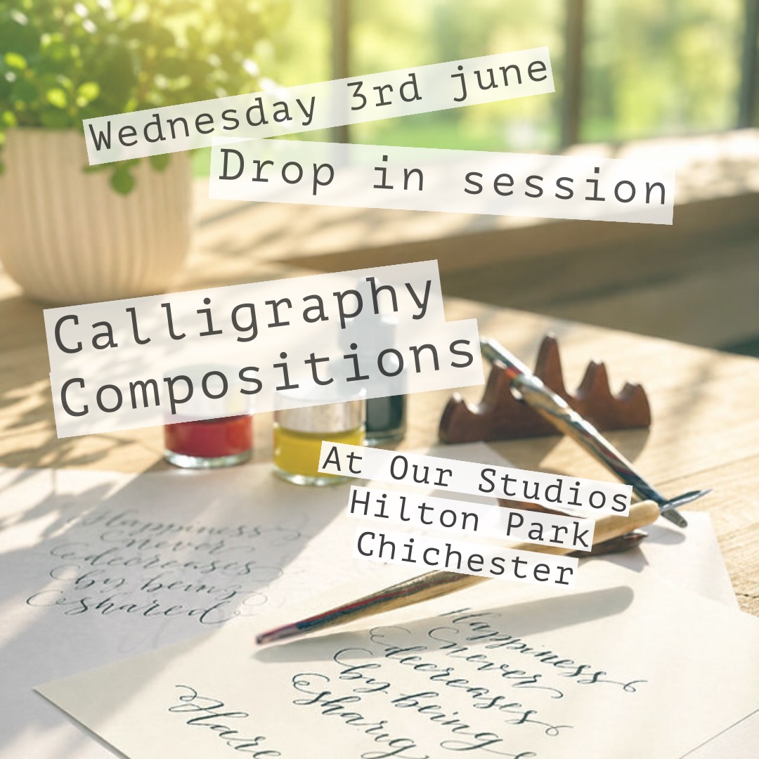 Our monthly Drop In Sessions at the studio just outside Chichester are such a lovely way to slow down for a couple of hours, enjoy some calligraphy practice, have a chat, a drink, and switch off.
Each month we explore a different project, with materials and gentle guidance provided — suitable for all levels.
✒️ Wednesday 3 June
Composing Calligraphy Quotes
🎨 Wednesday 1 July
Watercolour Botanical Banners
🌸 Wednesday 5 August
Pressed Flower Calligraphy Cards
£22 for 2 hours at our Chichester studio.
Come and join us for some relaxed creative time 💛
#witterings #calligraphy #chichesterlife