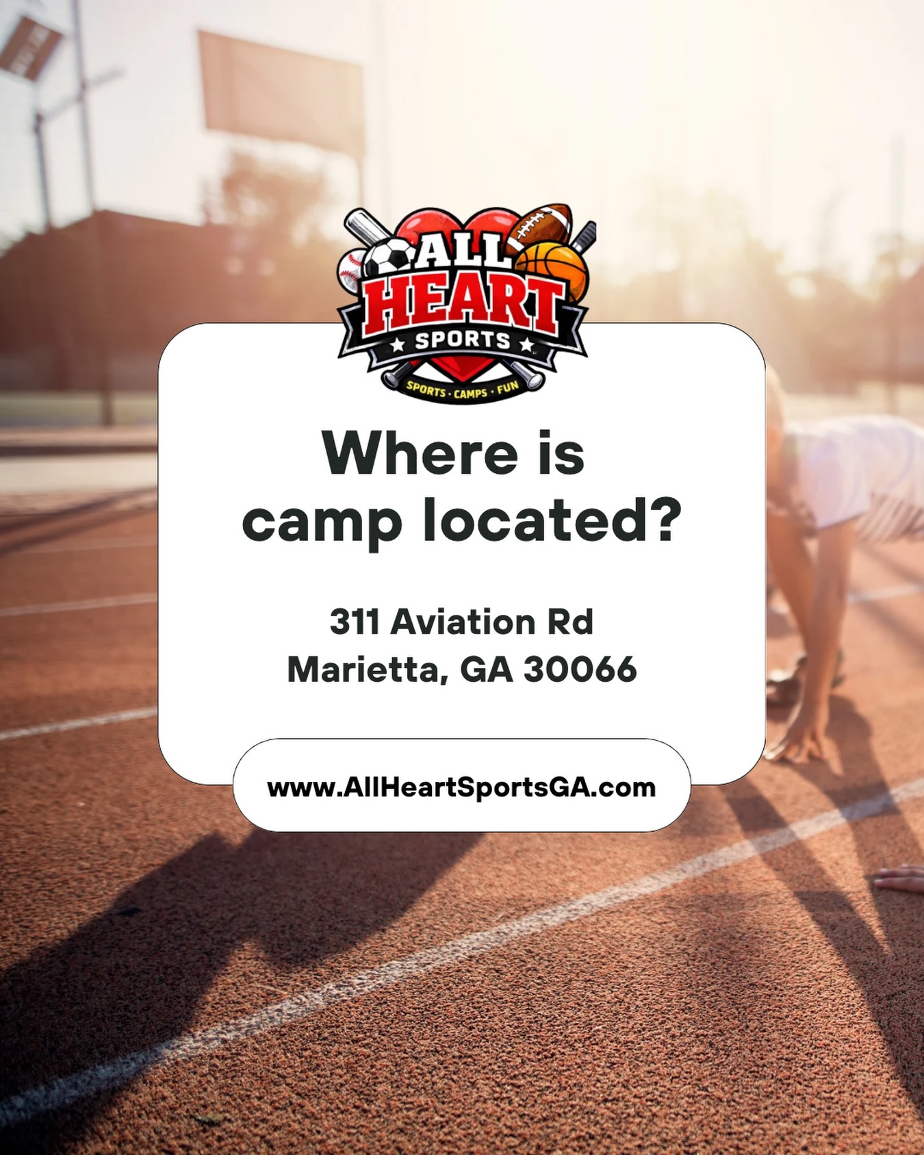 FAQ: Who can attend? ๐ค
Boys. Girls. Beginners. Athletes.
All Heart Sports Summer Camp is open to ages 4โ13 and no experience is required! ๐โฝ๏ธ๐
๐จ Camp starts TOMORROW! ๐จ
Whoโs ready for the best summer ever?