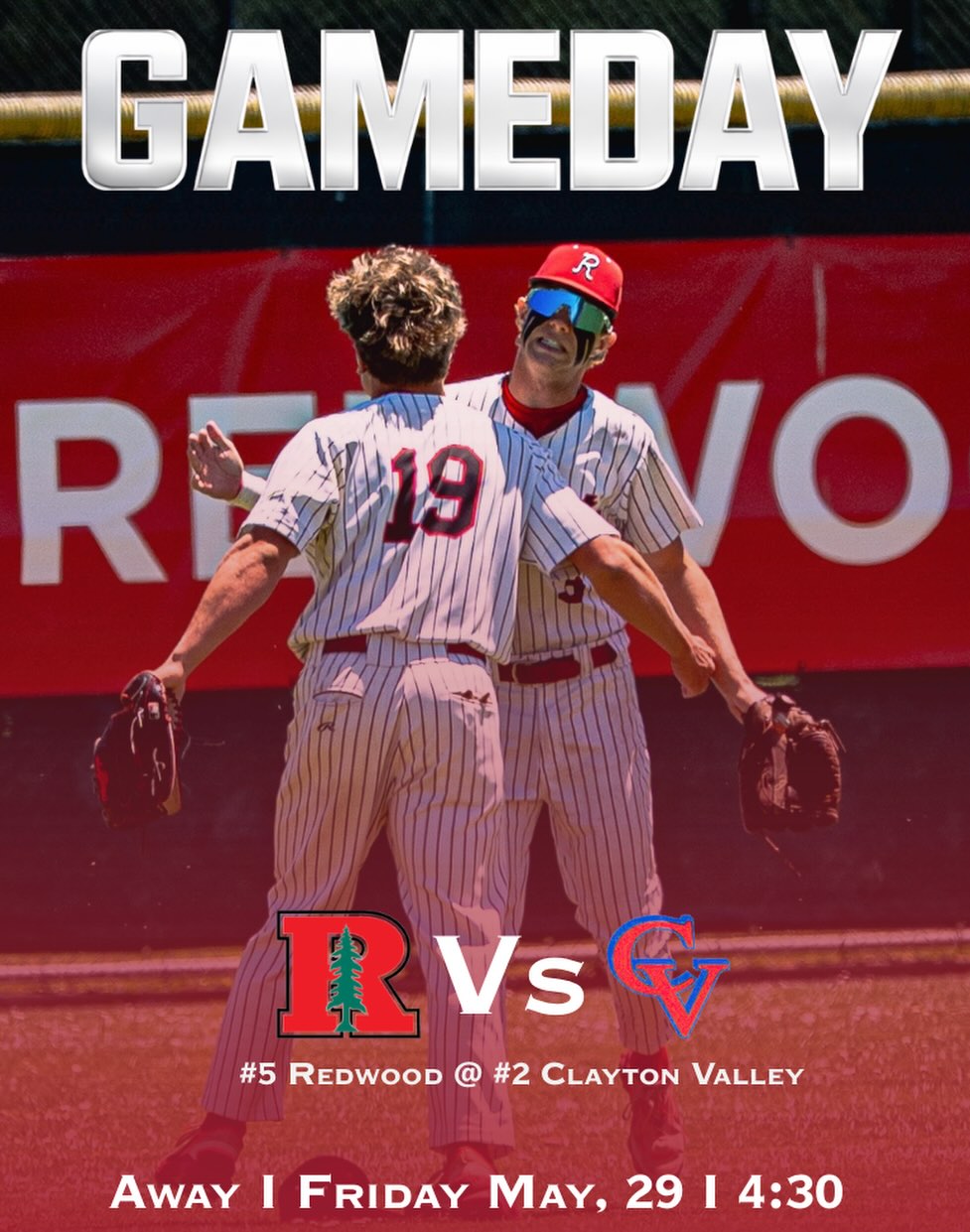 The Giants head right back out to Concord to play Clayton Valley Charter, with a win they will move on to the state tournament. First pitch is 4:30.
#rootsdown #thankyou