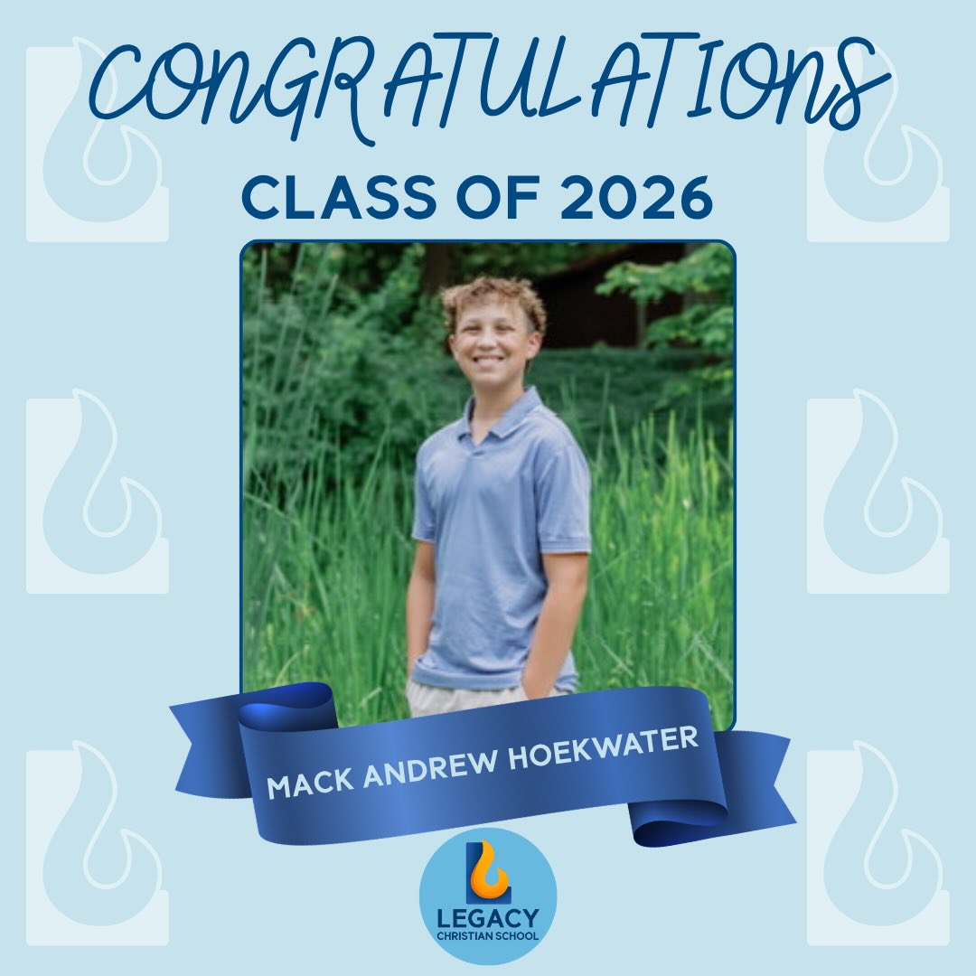 Congratulations to our next group of graduates! We are so proud of you and pray you continue to follow Him!
