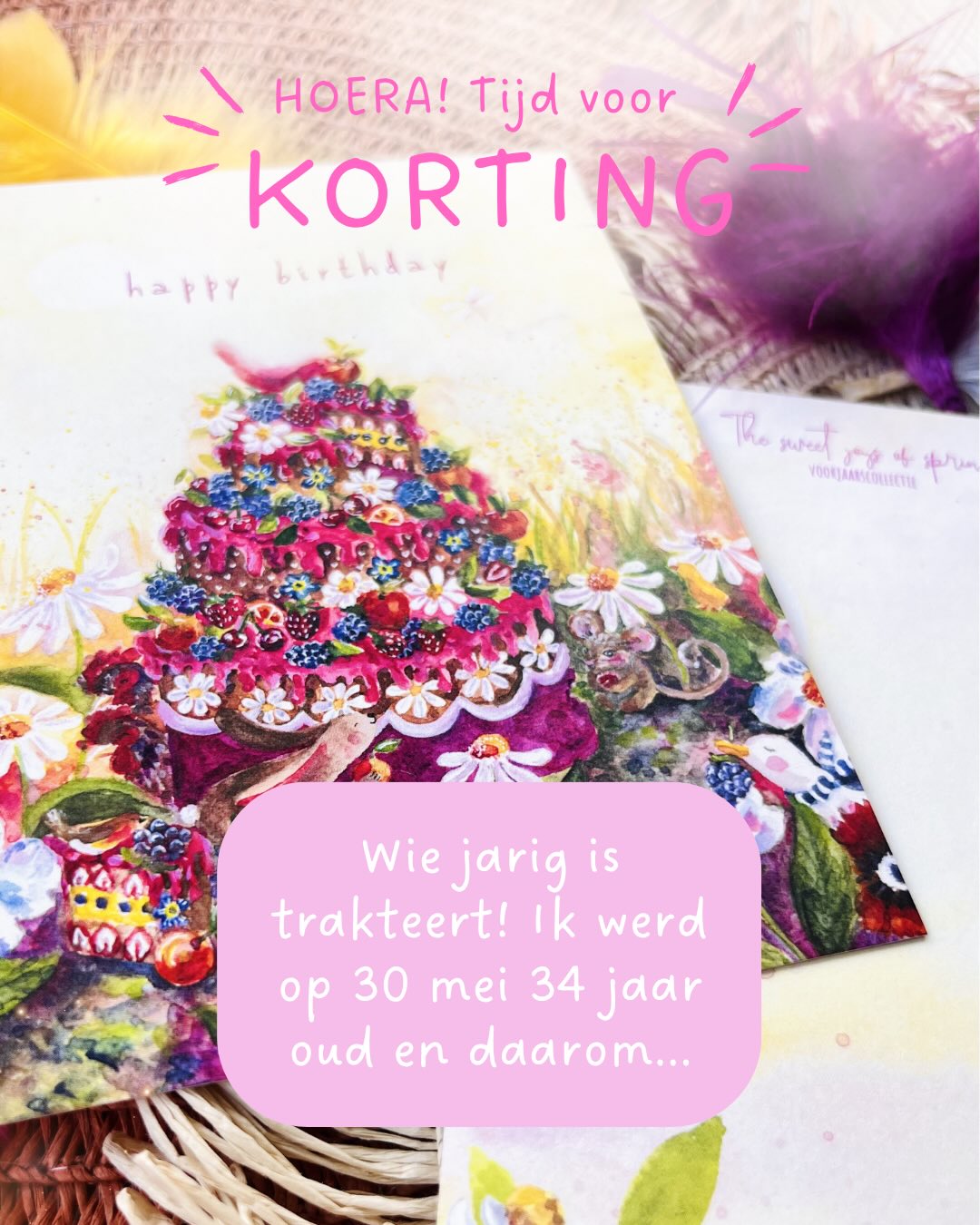 🥳💥TIJD VOOR VERJAARDAGSKORTING!👀😍
Is mocht gisteren 34 kaarsjes uitblazen! (wat gaat dit toch snel trouwens, want eergisteren was ik nog 29 dacht ik😂🤪)
Om dit te vieren shop je de komende 48 uur met 20 procent korting op ALLES! Kortingscode kun je vinden in de post, even swipen 🔀 Dus ook op alle al afgeprijsde voordeelsets 😱😱😱 doe ik niet vaak dus pak deze kans zou ik zeggen🫶🏼💜💕
Oh en…
Er is zoveel leuks wat ik aan het maken ben voor de nieuwe collectie, kom alleen tijd tekort om het hier te delen. Hopelijk de komende tijd weer meer🙌🙏🏻
#romyillustrations #stationery #stationerylover #happymail #stationeryshop