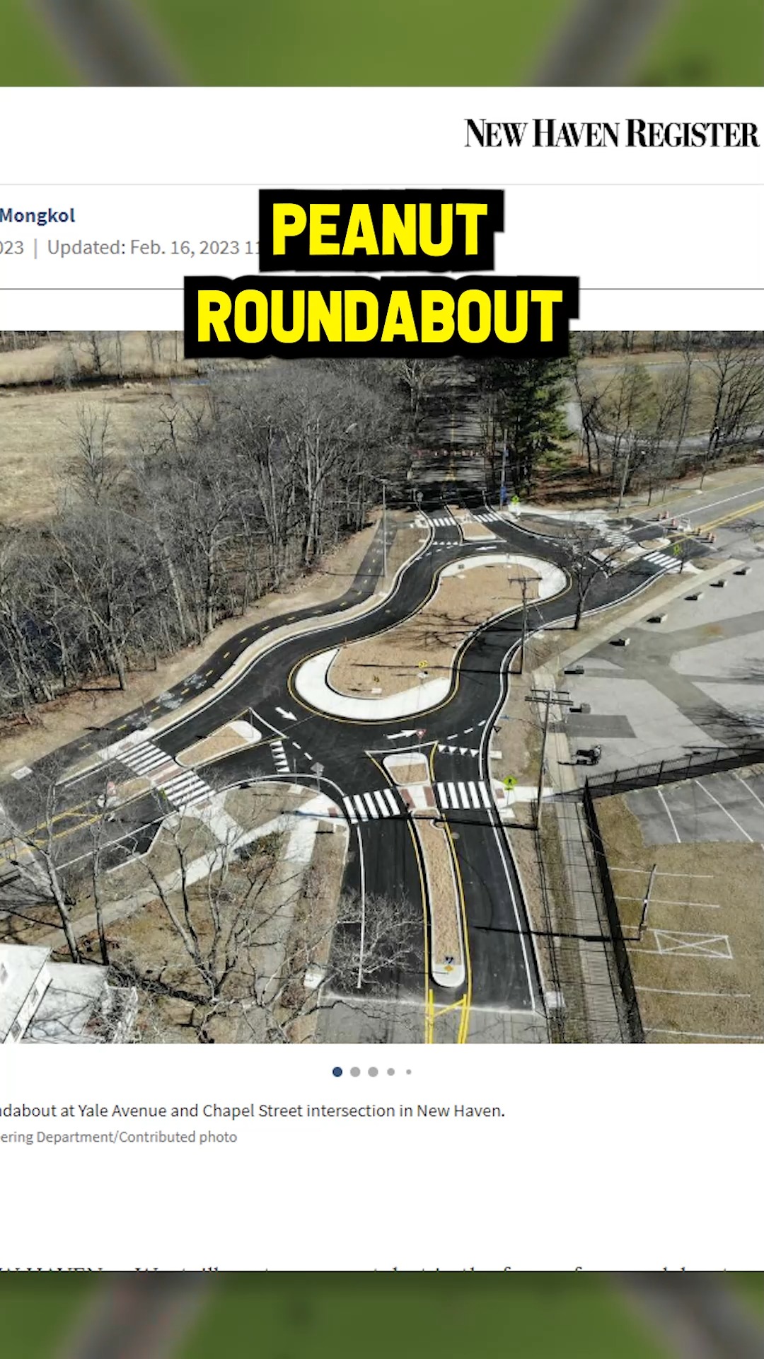 Building a peanut Roundabout in Cities Skylines