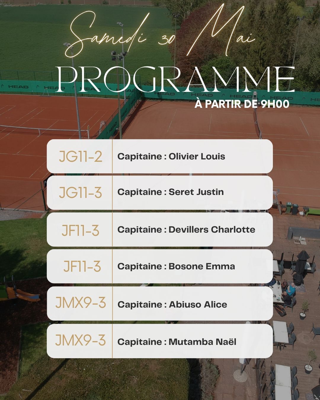 Programme Interclubs de ce week-end au Smash 51 🎾💪🏼 Allez le Smash 🔥