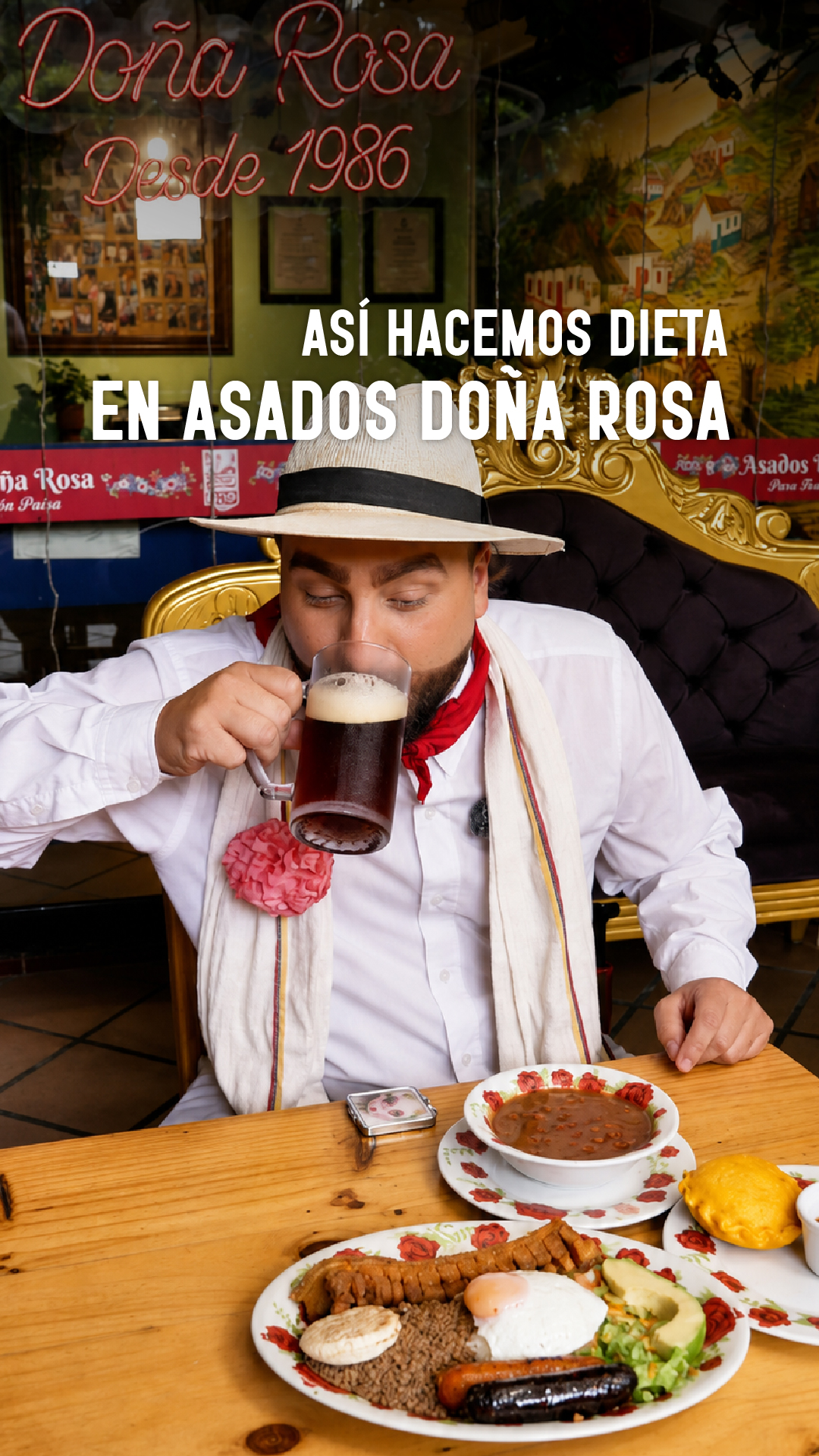 Este año sí me ando cuiadando, pero ¿cómo decirle que no a una bandeja paisa? 😅🍽️
Lo que nadie te cuenta de la dieta es que siempre hay espacio para un buen plato en Asados Doña Rosa. 😏
📲 Comparte este reel con ese amigo que también empieza la dieta ¡pero con comida tradicional!