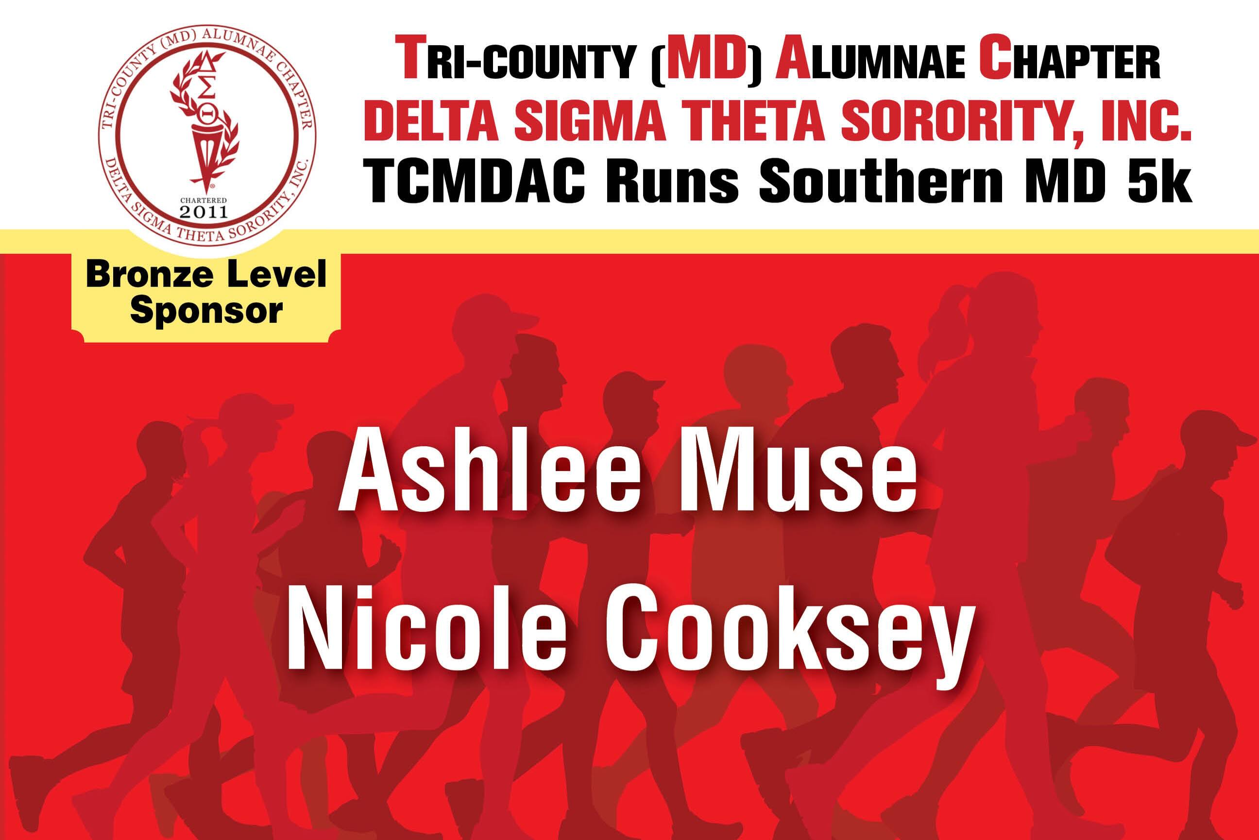 Tri-County (MD) Alumnae Chapter of Delta Sigma Theta Sorority, Inc. would like to thank our Bronze Level Sponsors. Thank you for your generous Sponsorship of TCMDAC Runs Southern MD 5k!