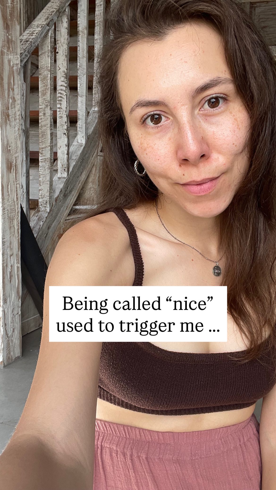 If you’re often described as nice, you’re not alone.
I used to find this sooo triggering, even though it was usually being given as a compliment to encompass other traits: warm, kind and safe.
☝🏼So why was I being triggered by this? And how do I hear it differently now 👀
P.s Being nice is a wonderful trait! It isn’t bad or wrong at all. It all comes down to whether you’re giving from a full cup and a genuine place, vs out of guilt or fear, whilst overriding your needs.
DM me if you’d like to talk more about this.
.
.
.
#NiceGirl #PeoplePleasing #SelfAbandonment #Nice #PeoplePleasingRecovery