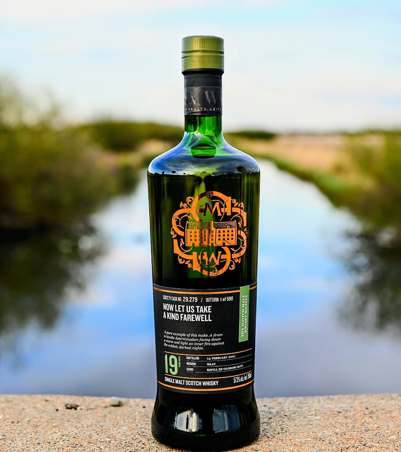 Is this bridge the absolute perfect spot to rake a bottle photo from? Probably
Is this bottle one of the absolute best @smwscanada bottlings of all time? Also probably!
This is a 19 year old single malt from Islay that's heavily peated and comes from a refill oloroso sherry butt. Bottled at cask strength of a hefty 57.3% abv....after 19 YEARS!!!
Distillery 29 is one of my favorite Islay distilleries and also seemingly rare to catch one from an SMWS outturn.
This blew me away back in August 2023 when it was poured for us during the tasting and then I just had to snag a bottle for myself.
Maritime notes galore, tarry ropes drying on the pier, earthy peat smoke and a gorgeous briney lemon zest note
.
.
.
.
.
#whisky #smws #islay #laphroaig #best