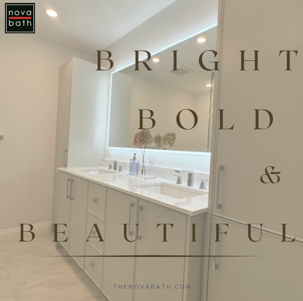 Bright, bold, and beautiful, exactly how your bathroom should feel. ✨
From custom vanities to statement mirrors, every detail comes together to create a space that feels clean, calm, and completely yours.
#NovaBath #BathroomDesign #CustomVanity #LuxuryBathrooms #gtahomes