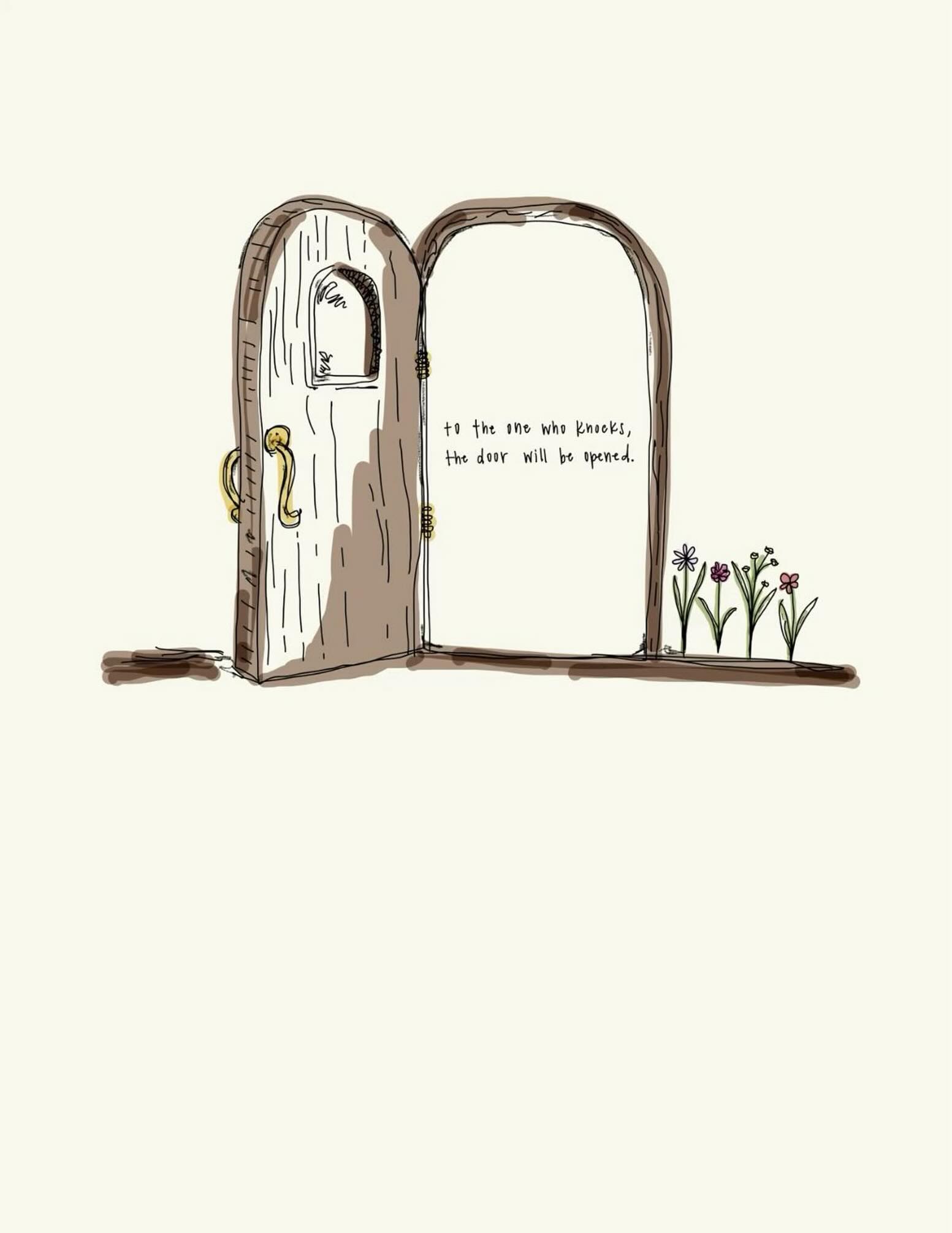 āknock & the door will be opened to youā
matthew 7:7
have you knocked this season at she moves mountains?
have you sought His face?
if youāve been skeptical, wondering if God is really there for you, will actually show up, I encourage you to put both feet in and fully open your heart to seeking & knocking.
ask God what there is for you? what doors is He opening FOR you right now? what ones does He intend to keep closed?
YOU ARE WORTHY & HE DOES LOVE YOU,
HE IS AT THE DOOR!! just knock.
TRUST. šŖ
see you at 6:30 lovelies!!