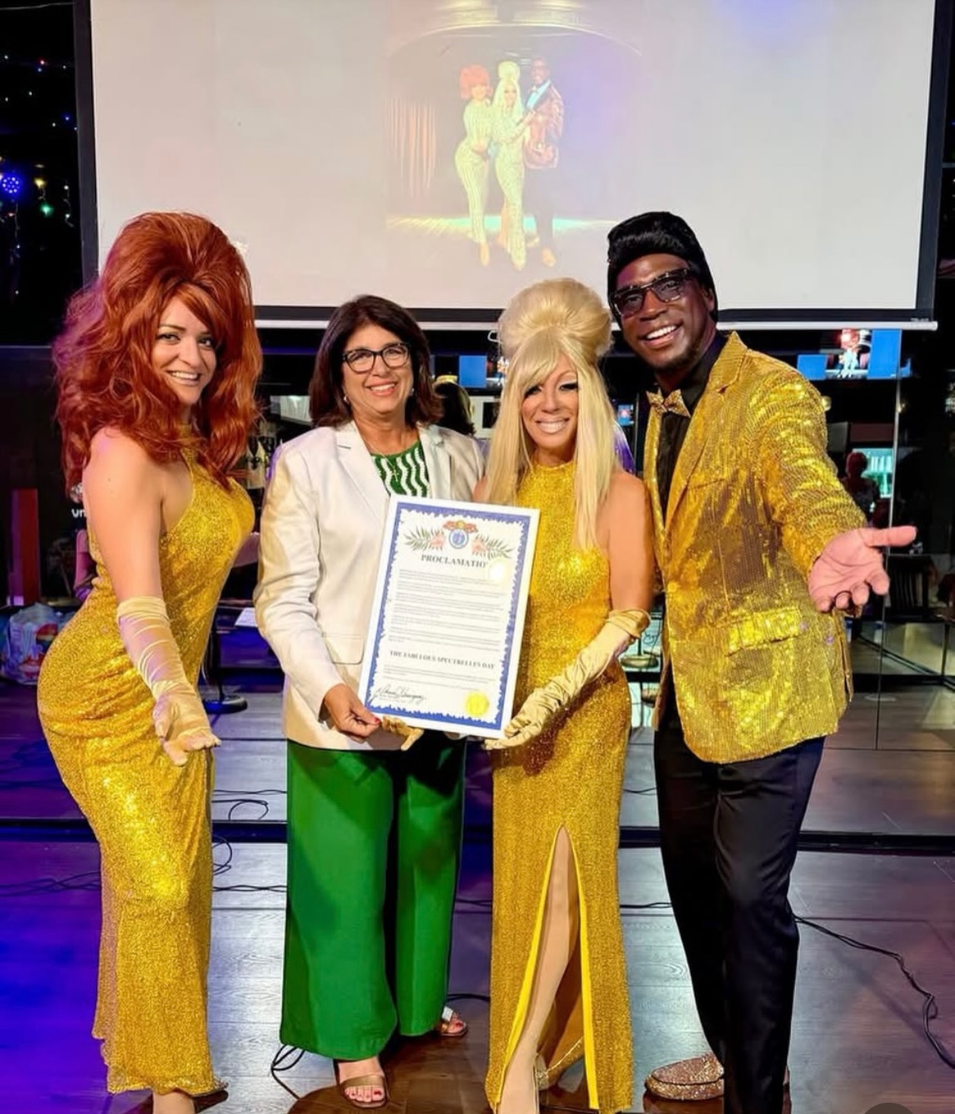 Congrats to our artists in residence, @the_fabulous_spectrelles, on receiving this declaration from Key West mayor, @deedeeforkeywest, proclaiming May 22 The Fabulous Spectrelles Day.
The Spectrelles are the longest running, live performance act in the Keys. Beloved by locals and relished by guests.
See them every Friday night at 7PM in the EmPOURium’s Karaoke Lounge.
#keywest #floridakeys #keywestflorida #motown #music